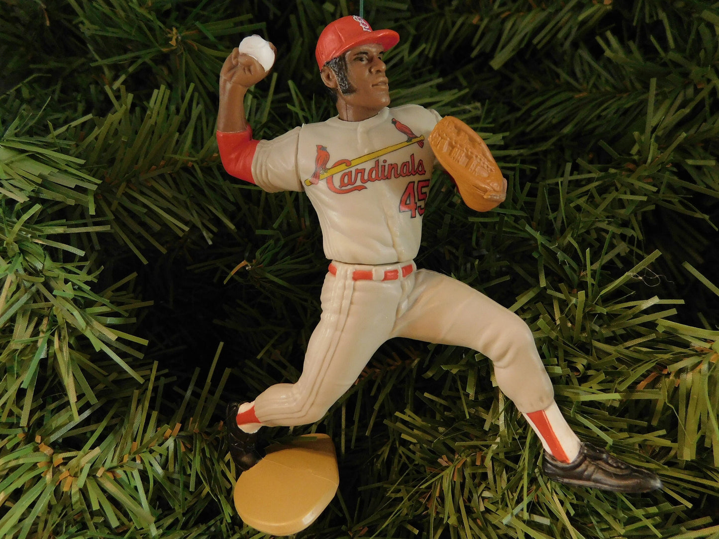 Bob Gibson SAINT LOUIS CARDINALS Christmas tree ornament mlb baseball xmas figure unique gift idea