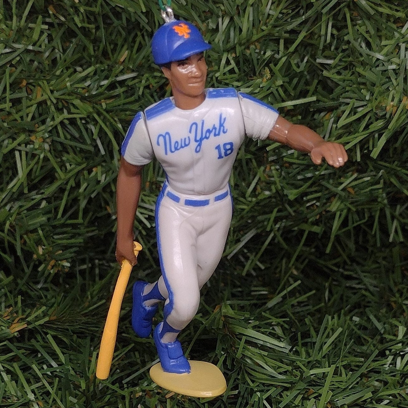NEW YORK METS MLB Ornament Christmas Decoration Darryl Strawberry Baseball Figure Xmas Gift