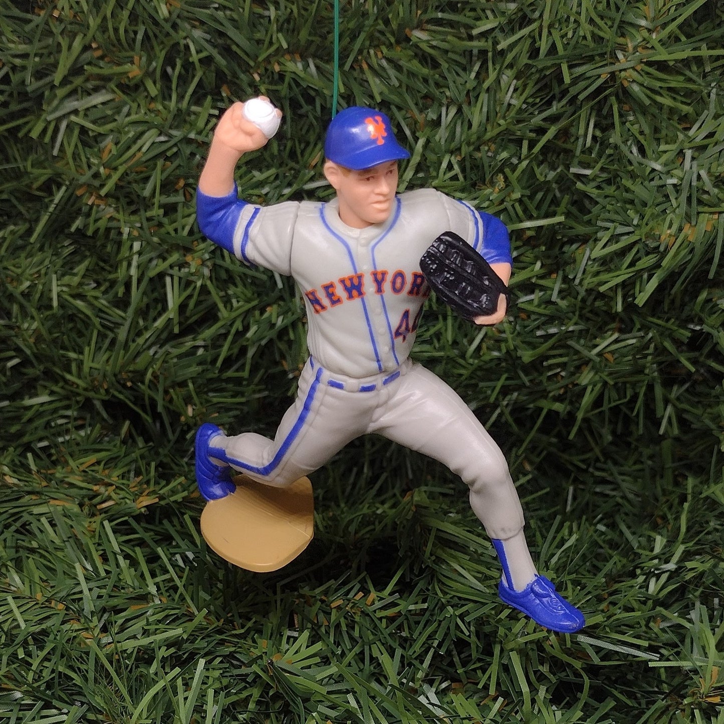 NEW YORK METS ornaments Christmas gift idea Howard Johnson/Gregg Jefferies/Dave Magadan Xmas tree decoration