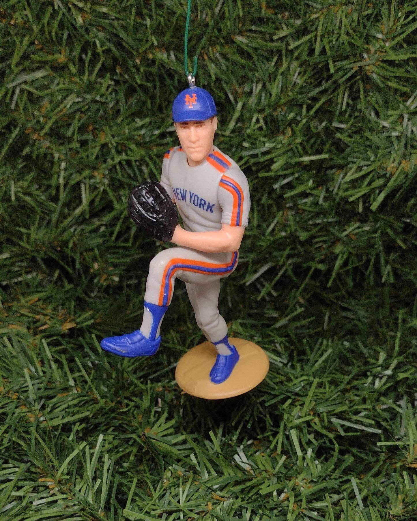 NEW YORK METS ornaments Christmas gift idea Howard Johnson/Gregg Jefferies/Dave Magadan Xmas tree decoration