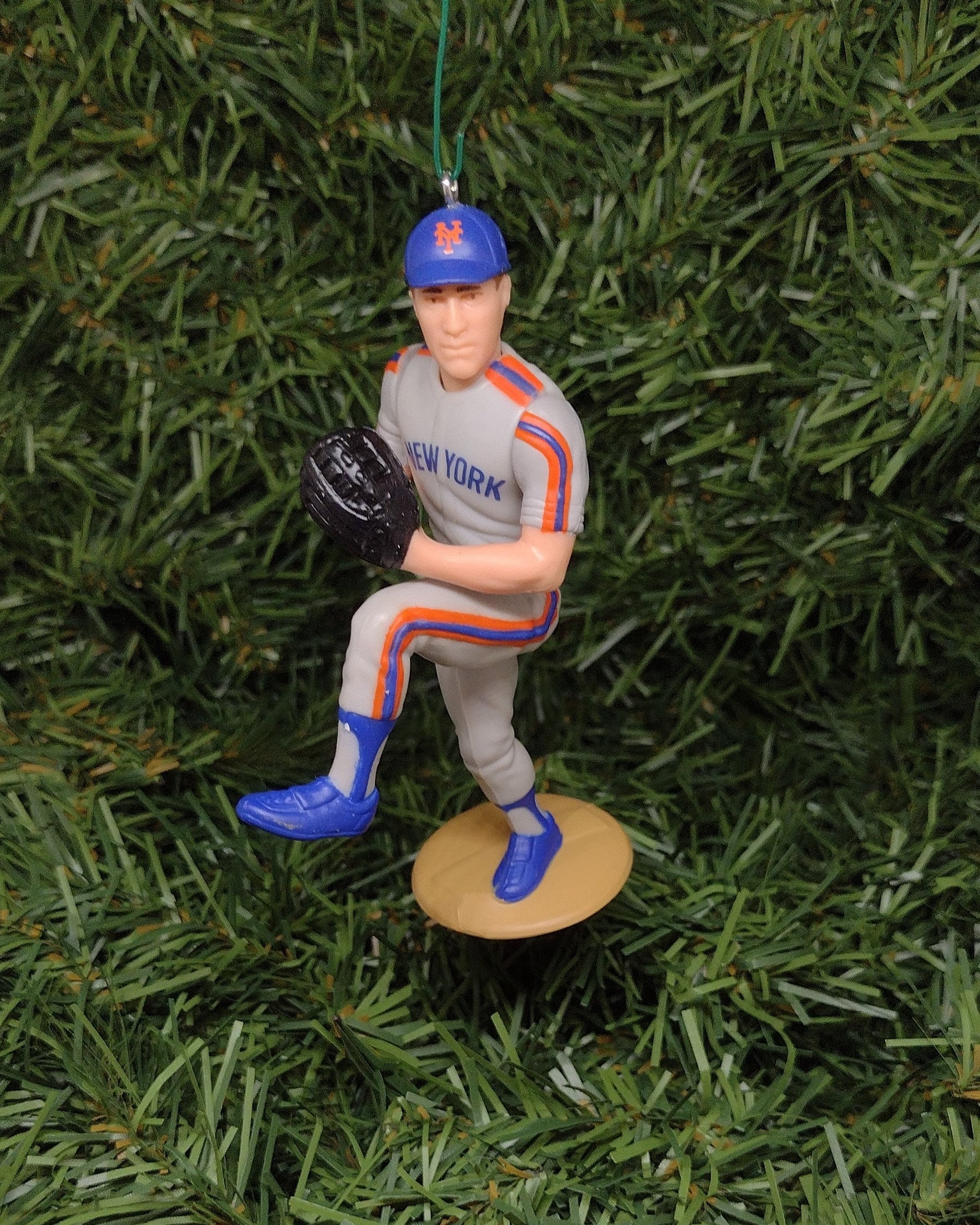 NEW YORK METS ornaments Christmas gift idea Howard Johnson/Gregg Jefferies/Dave Magadan Xmas tree decoration