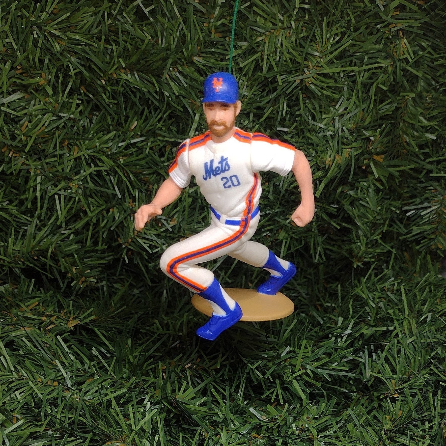 NEW YORK METS ornaments Christmas gift idea Howard Johnson/Gregg Jefferies/Dave Magadan Xmas tree decoration