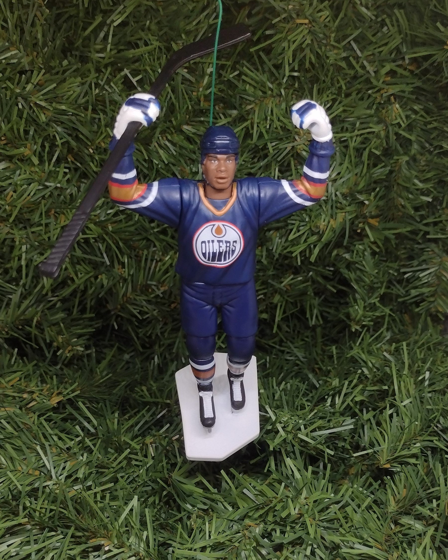 EDMONTON OILERS Ornament Wayne Gretzky Grant Fuhr Mark Messier Jason Arnott Mike Grier Christmas Tree Decoration NHL hockey