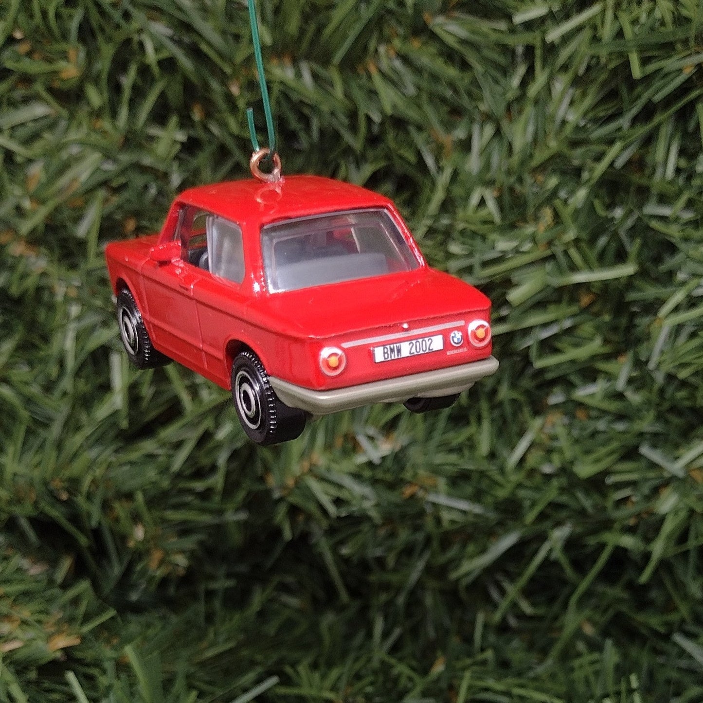 BMW Ornament Christmas Gift 1969 Model 2002 Unique Car Xmas Tree Decoration Red