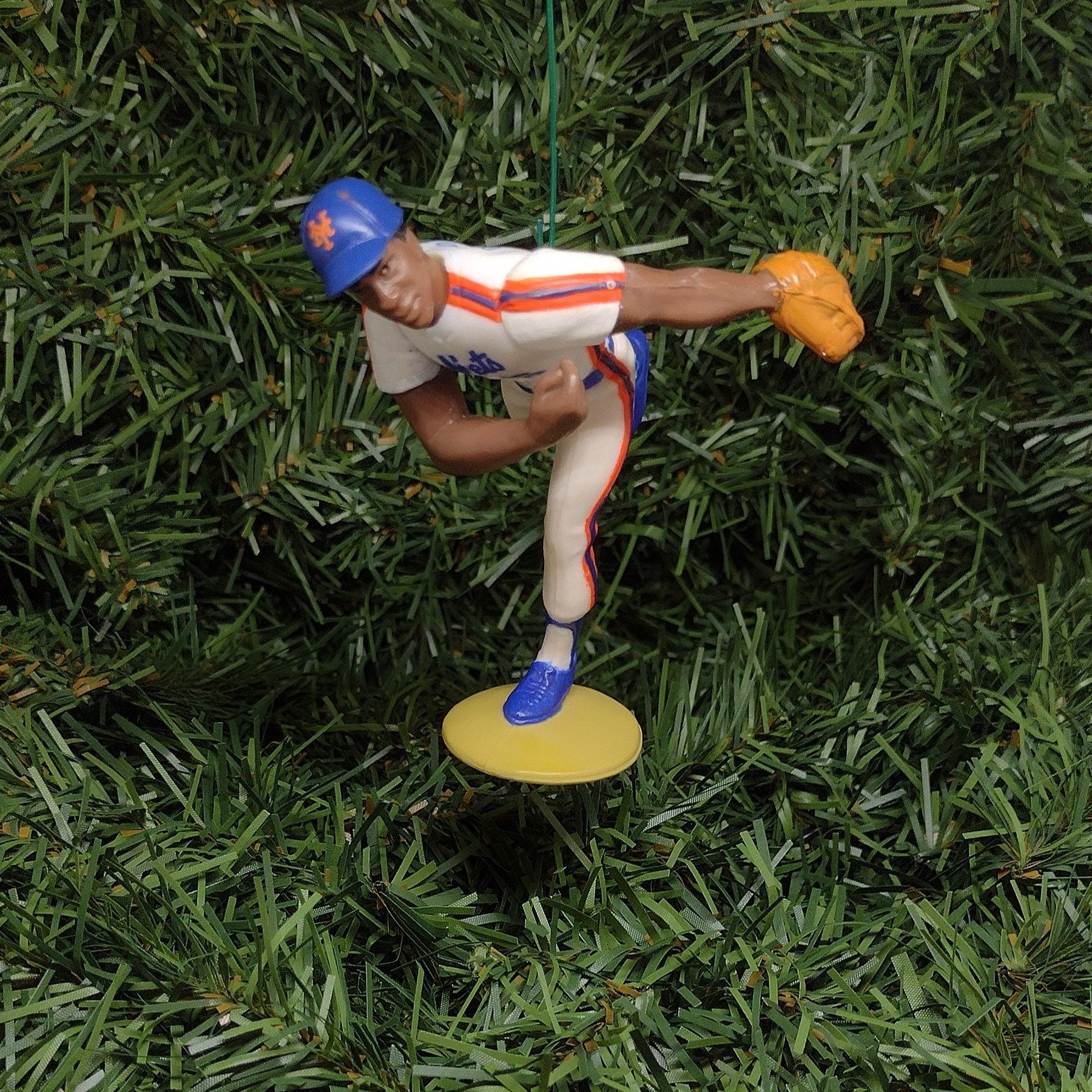 Dwight "Doc" Gooden NEW YORK METS Christmas tree ornament mlb baseball xmas figure unique gift idea