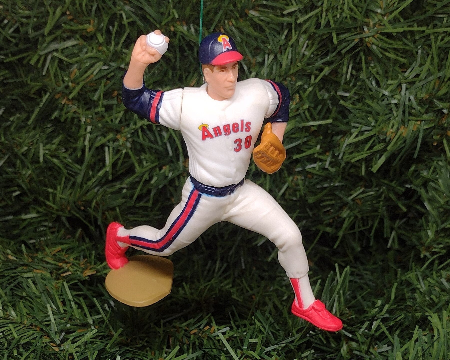 Nolan Ryan CALIFORNIA ANGELS Christmas ornament MLB baseball xmas tree decoration unique gift idea Los Angeles