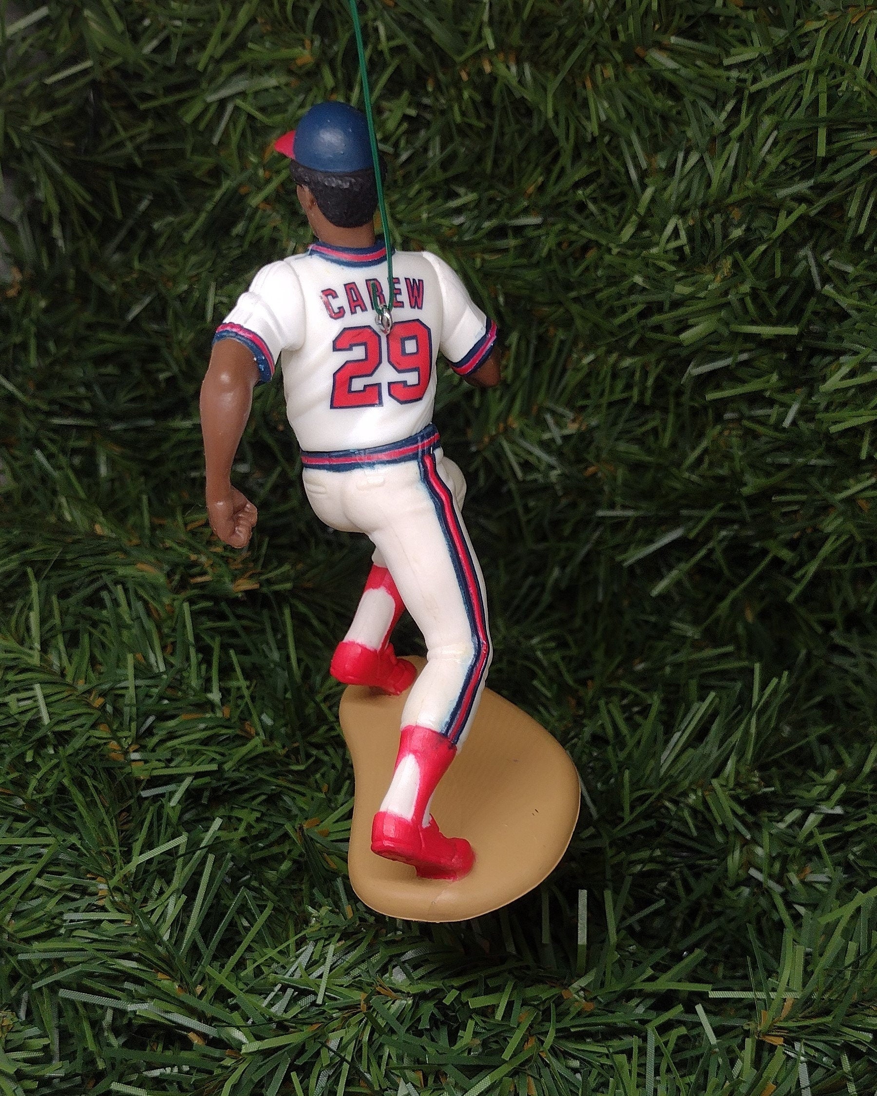 Rod Carew CALIFORNIA ANGELS Christmas tree ornament baseball xmas MLB figure unique gift idea Los Angeles