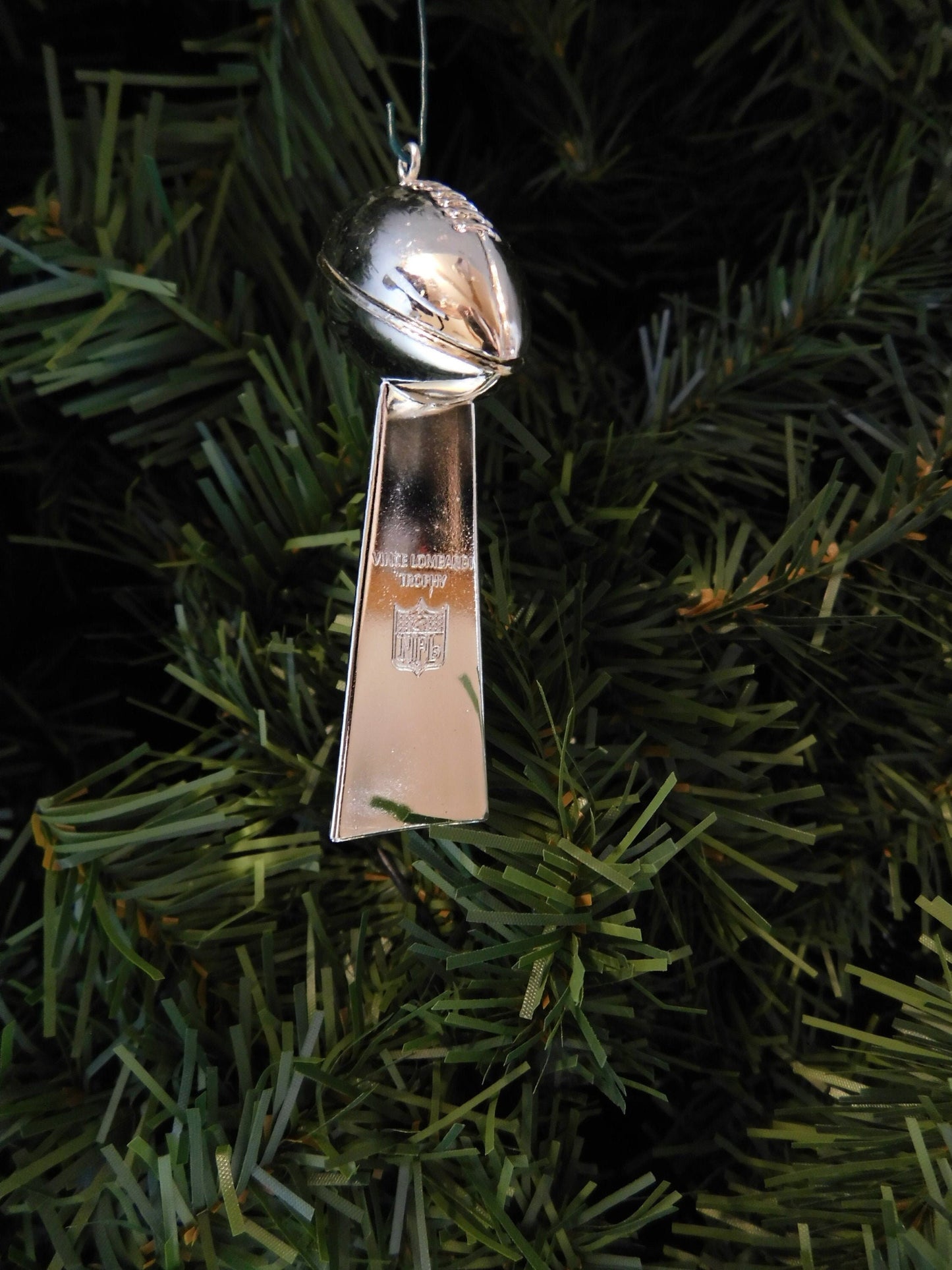 Super Bowl Vince Lombardi Trophy Christmas tree ornament football xmas figure championship trophy unique gift idea NFL champion