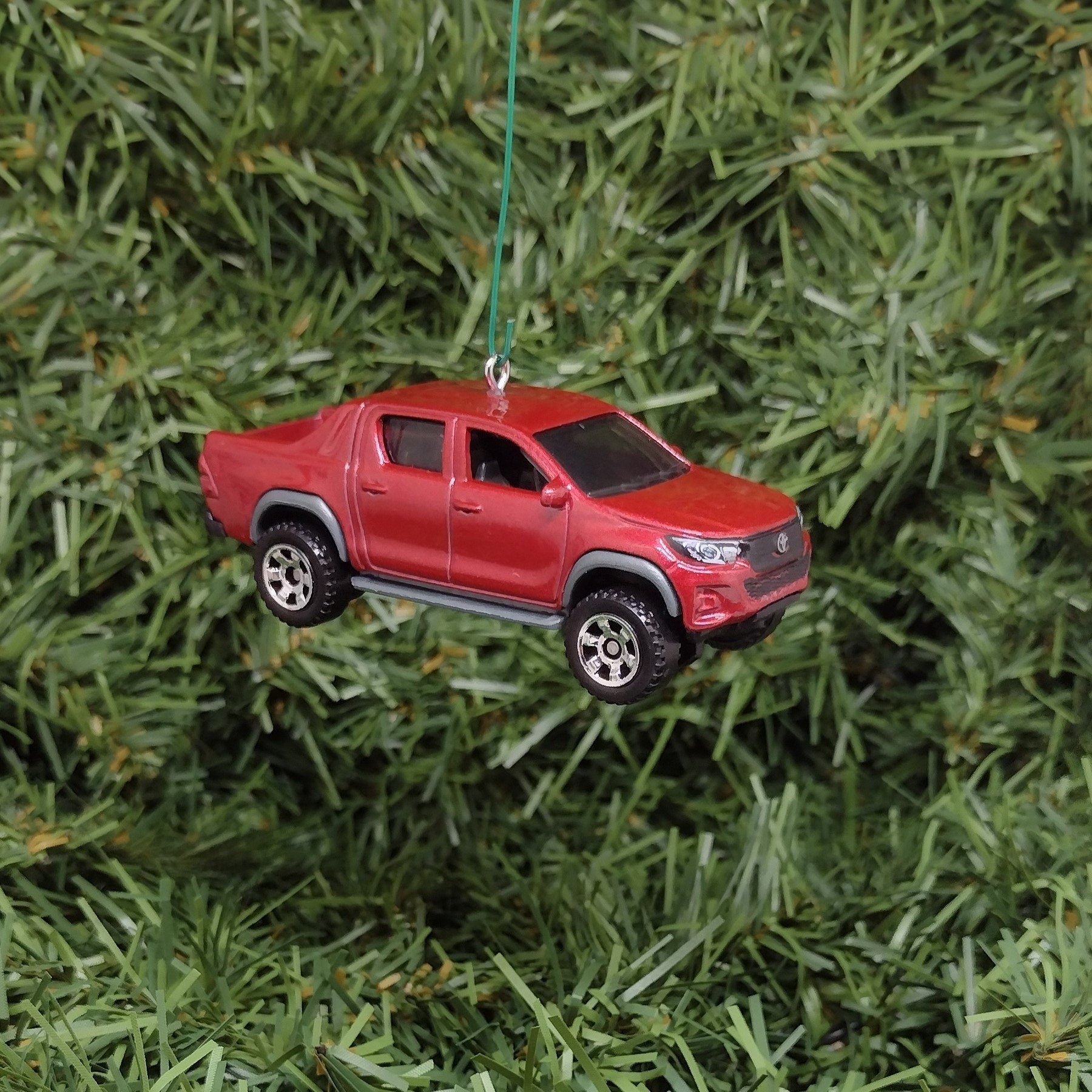 TOYOTA HILUX Ornament Christmas Tree Decoration unique gift idea 2015 to 2024 pickup truck Revo xmas present