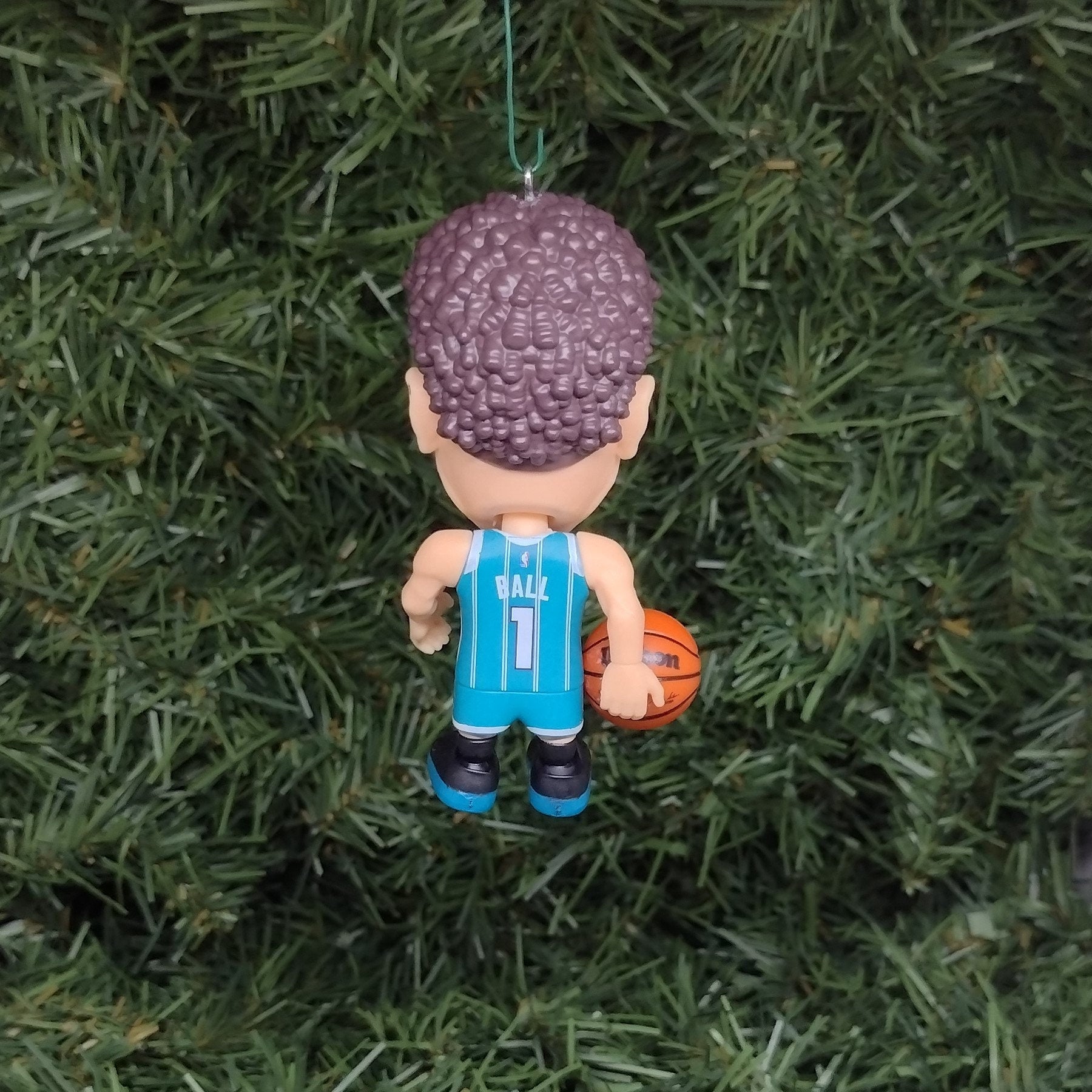 CHARLOTTE HORNETS Ornament LaMelo Ball Christmas Tree Decoration NBA basketball figure 3 inch