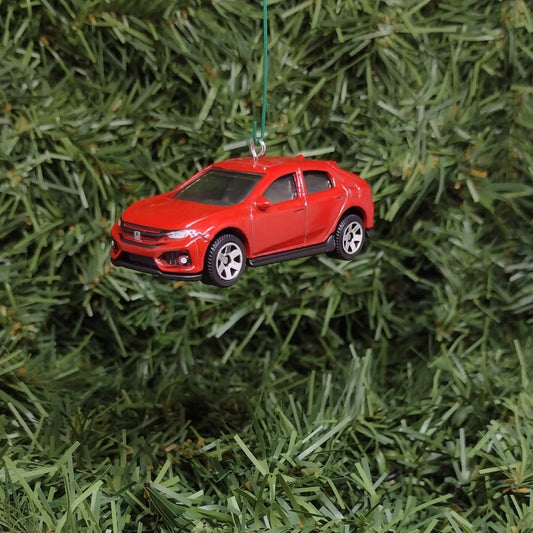 HONDA CIVIC Christmas ornament 2017 Hatchback Unique gift idea Xmas tree decoration 2016-2021 models