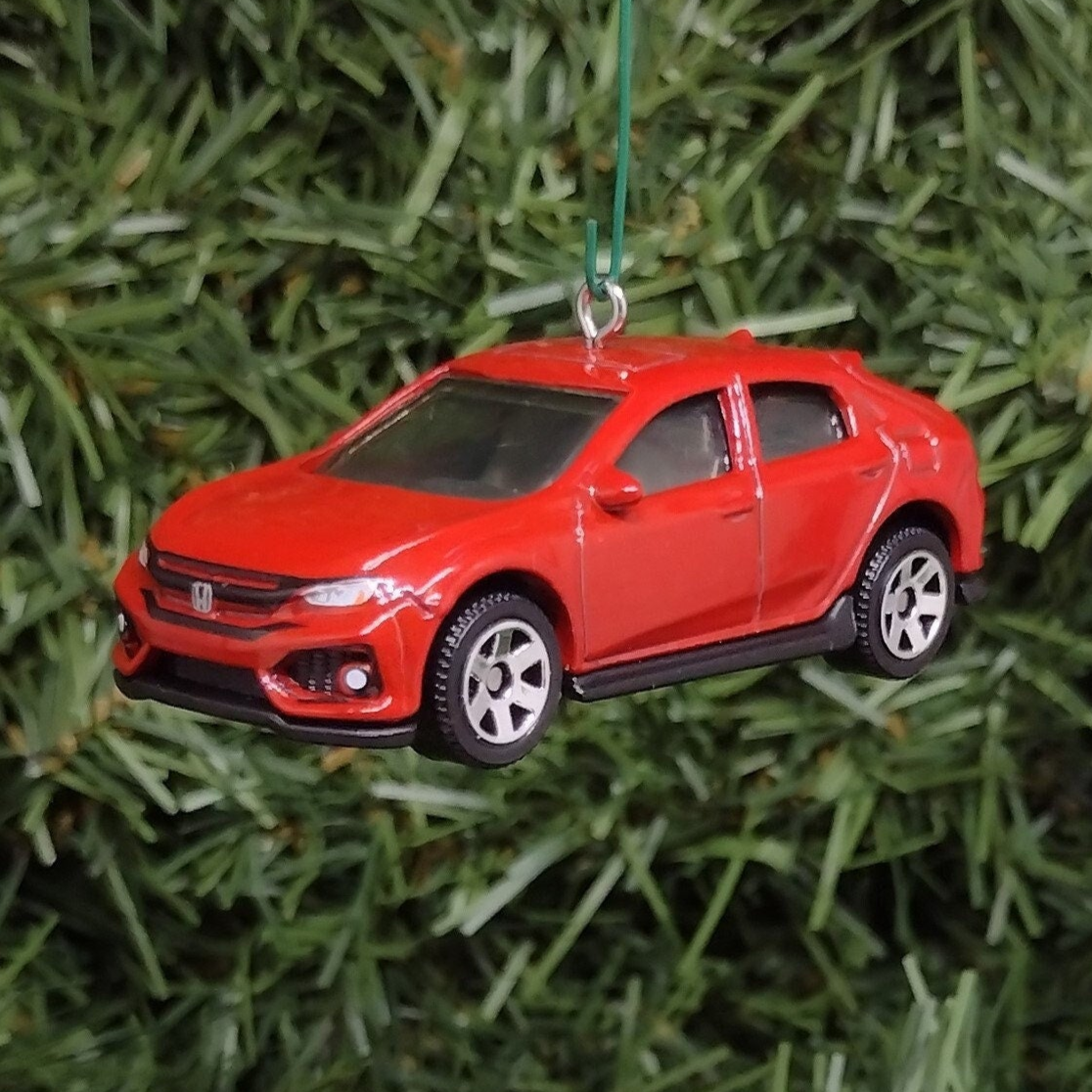 HONDA CIVIC Christmas ornament 2017 Hatchback Unique gift idea Xmas tree decoration 2016-2021 models