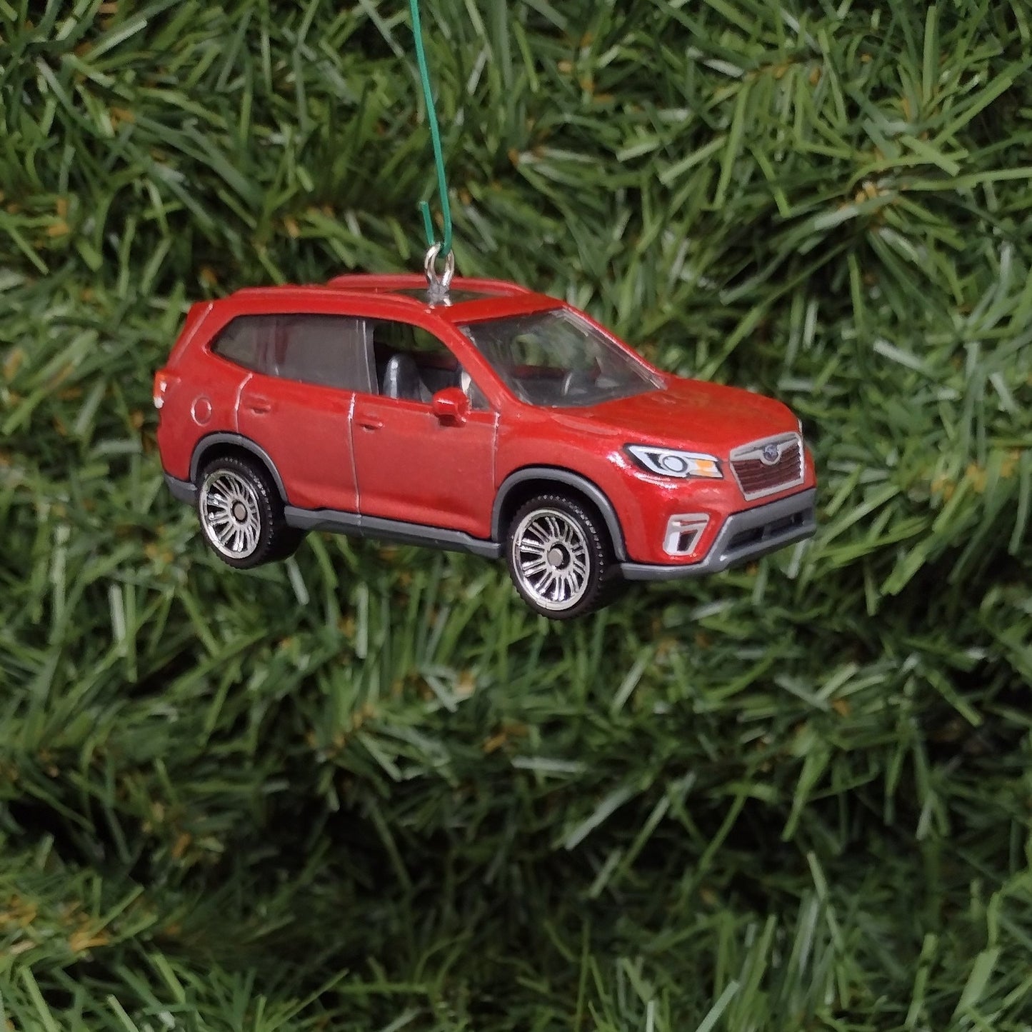 Subaru Forester Ornament Christmas Gift idea 2019 2020 2021 Unique Car Xmas Tree Decoration red