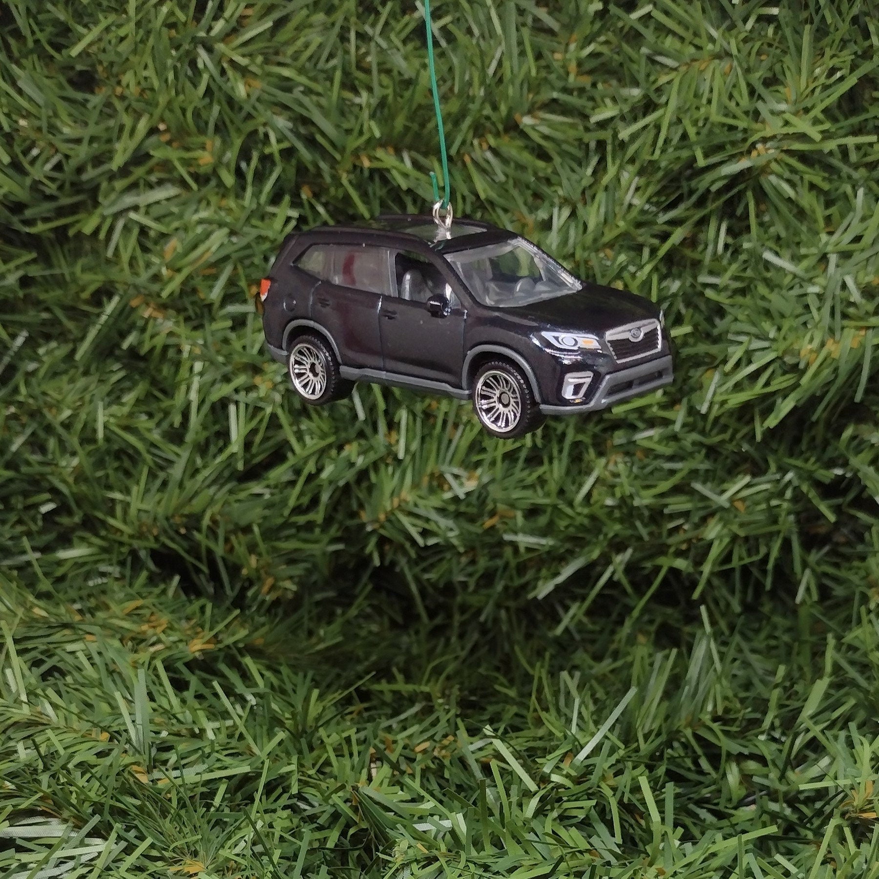 Subaru Forester Ornament Christmas Gift idea 2019 2020 2021 Unique Car Xmas Tree Decoration black