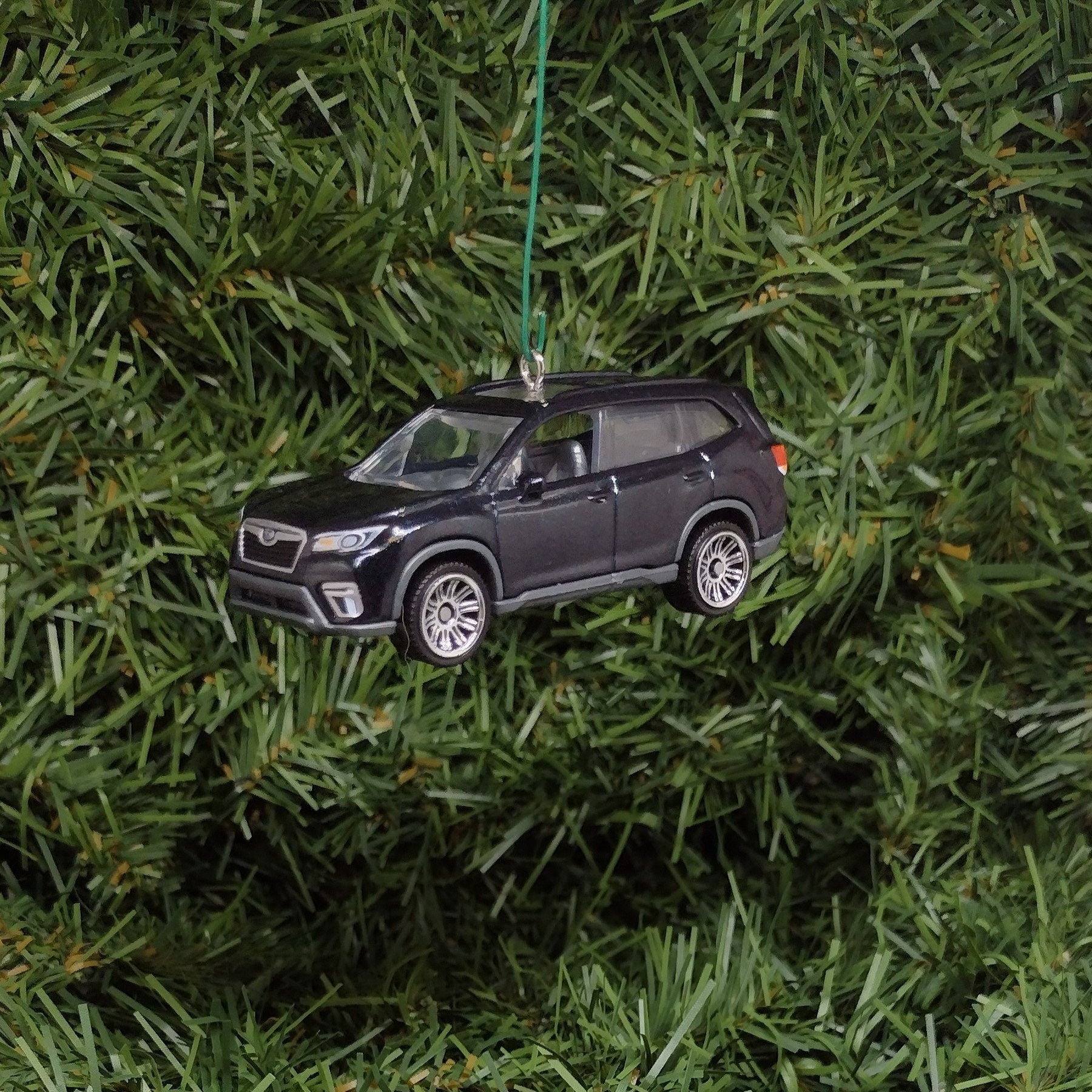 Subaru Forester Ornament Christmas Gift idea 2019 2020 2021 Unique Car Xmas Tree Decoration black