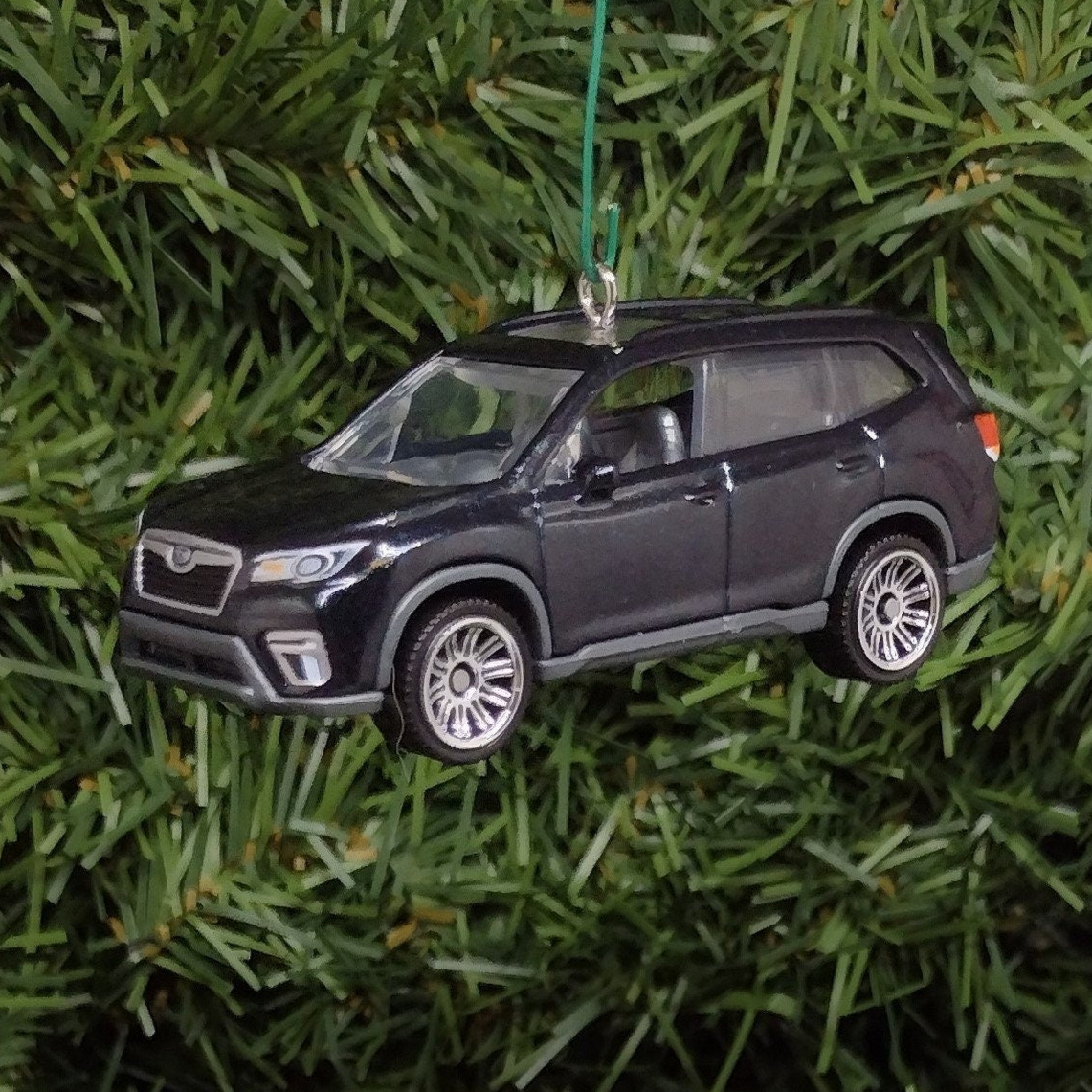 Subaru Forester Ornament Christmas Gift idea 2019 2020 2021 Unique Car Xmas Tree Decoration black