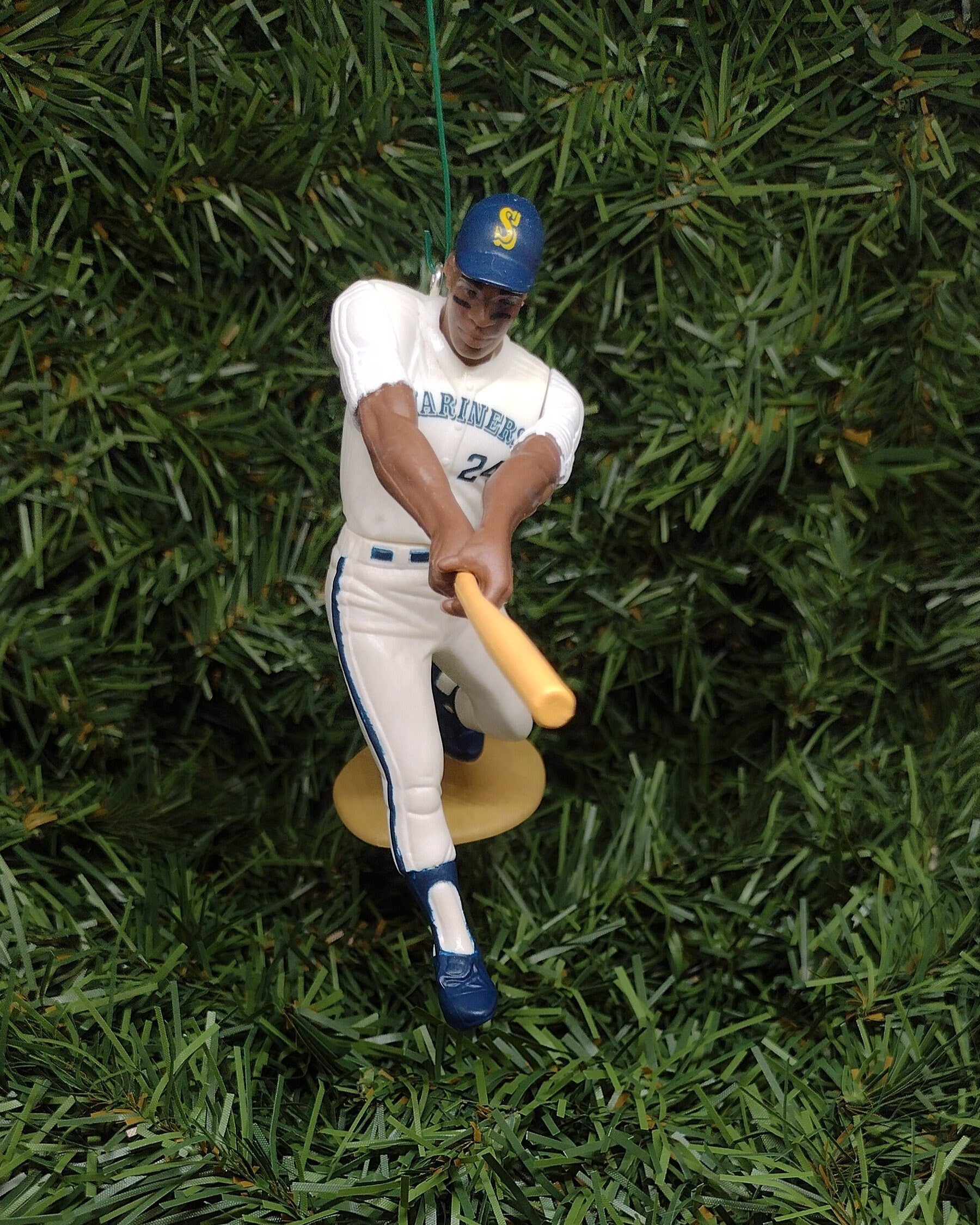 Ken Griffey Jr SEATTLE MARINERS ornament Christmas tree decoration unique Xmas gift idea MLB baseball figure