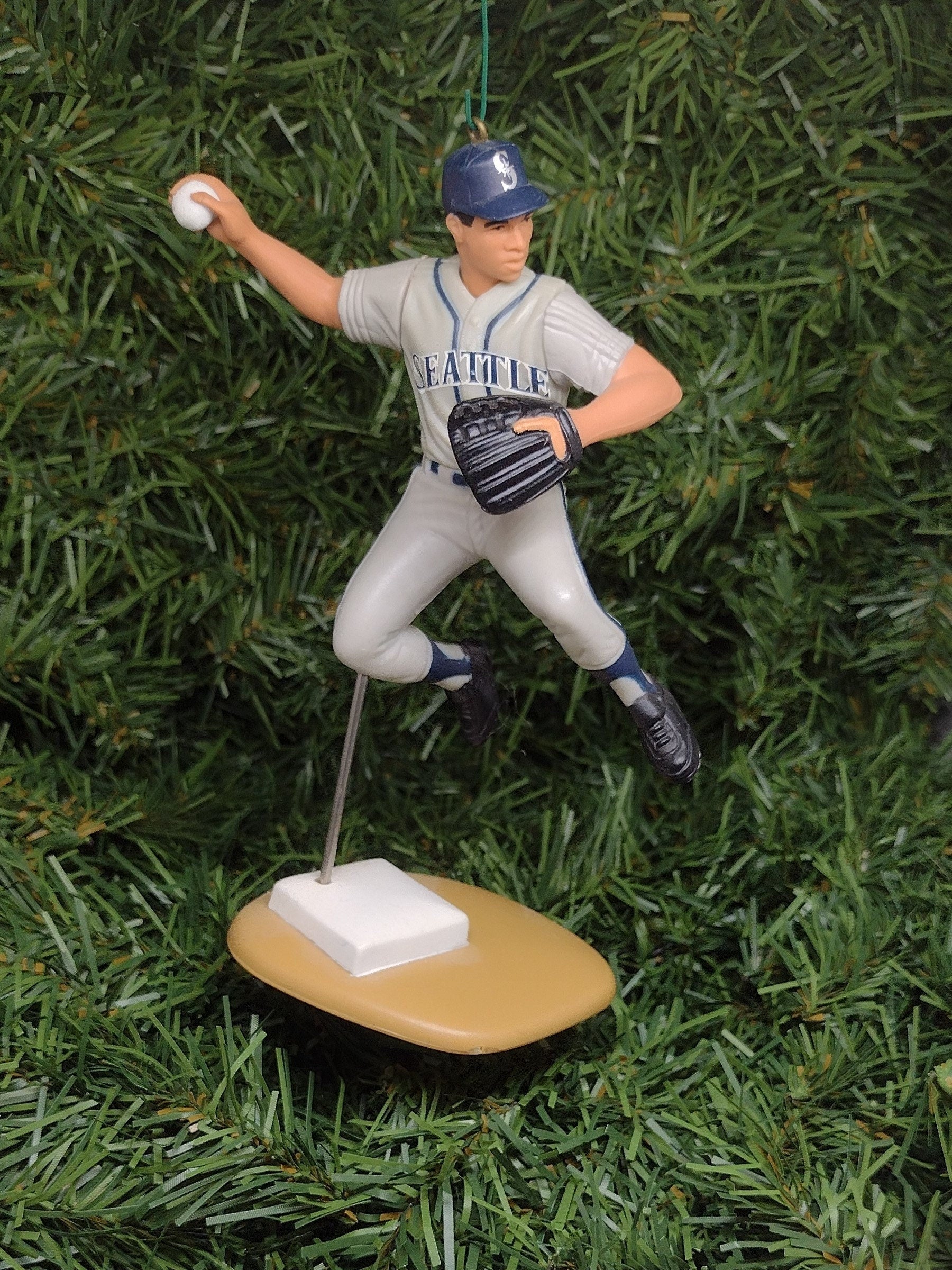 SEATTLE MARINERS ornament Christmas tree decoration Alex Rodriguez unique Xmas gift idea MLB baseball figure