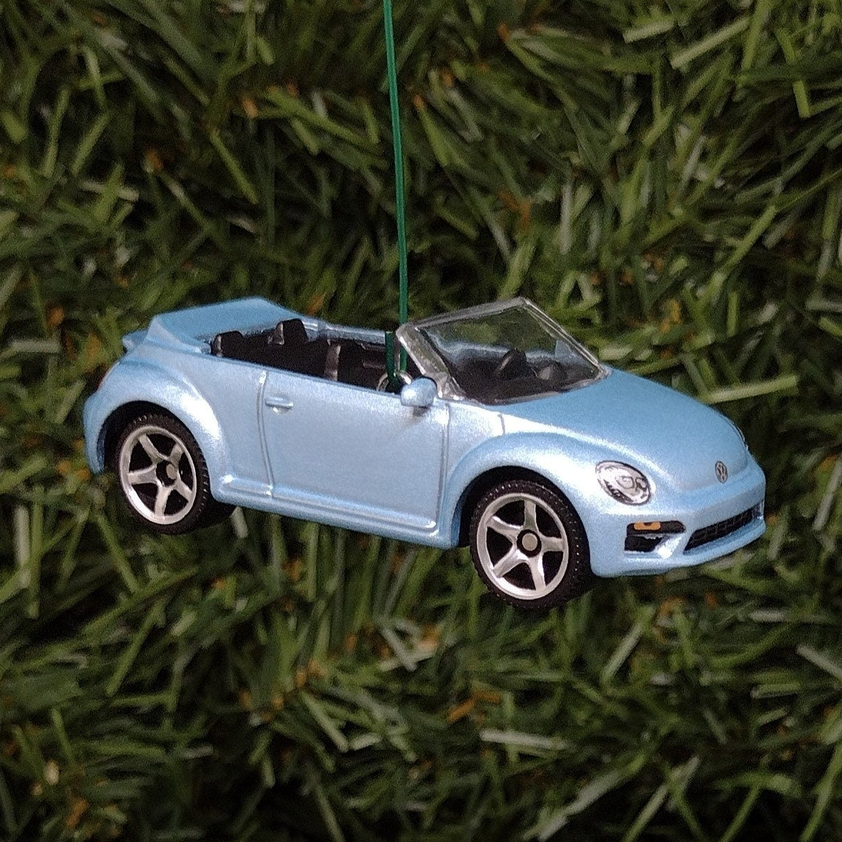 VW Beetle Convertible Ornament Christmas Gift Idea Volkswagen Licensed Blue Red Pink Yellow Orange White