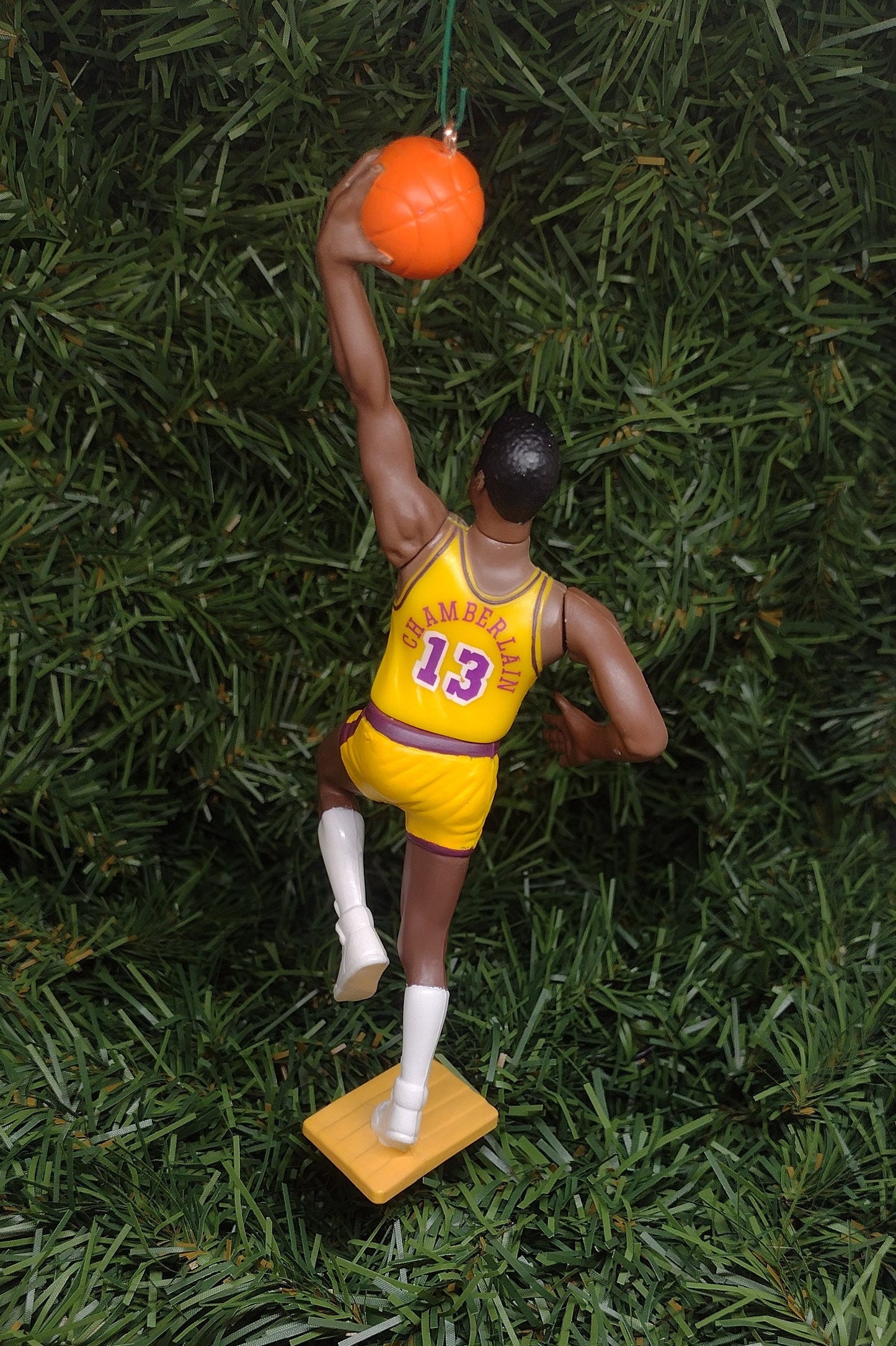 Wilt Chamberlain LOS ANGELES LAKERS Ornament nba basketball Christmas tree decoration Unique gift idea