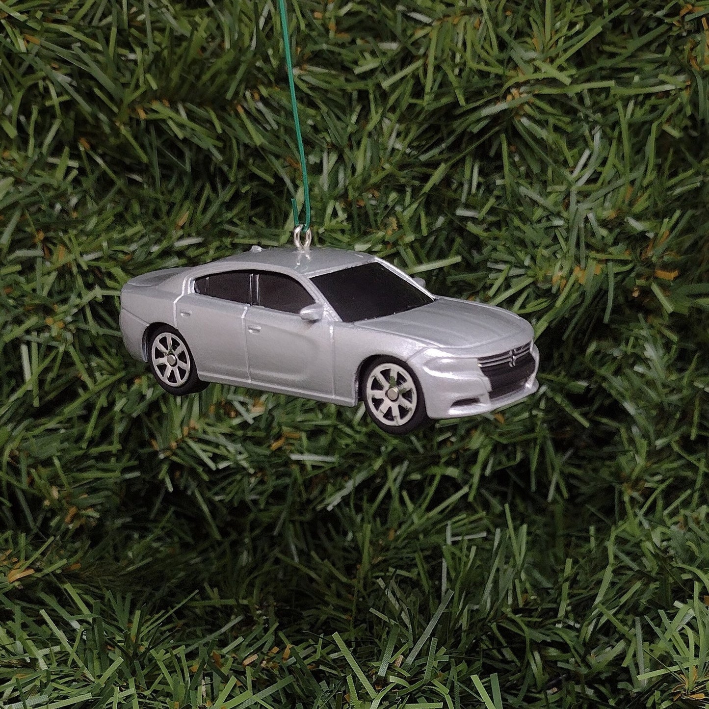 DODGE CHARGER Ornament 2015 Christmas Tree Decoration Unique Gift Idea silver 2016 - 2023