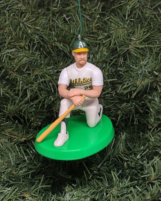 Mark McGwire OAKLAND ATHLETICS A's Ornament Christmas Tree Decoration MLB Baseball Xmas Figure Unique Gift Idea