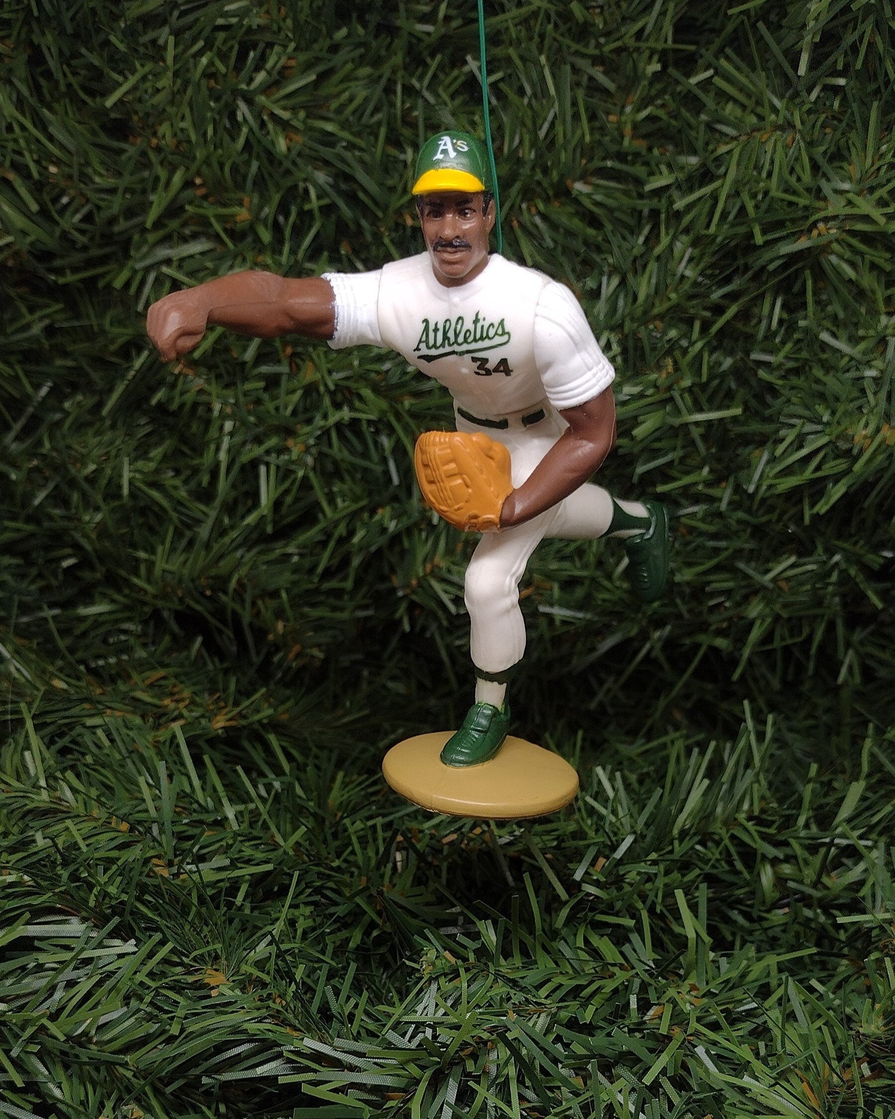 OAKLAND ATHLETICS A's Christmas ornament Dave Henderson/Stewart/Parker/Carney Lansford/ MLB baseball figure unique gift idea