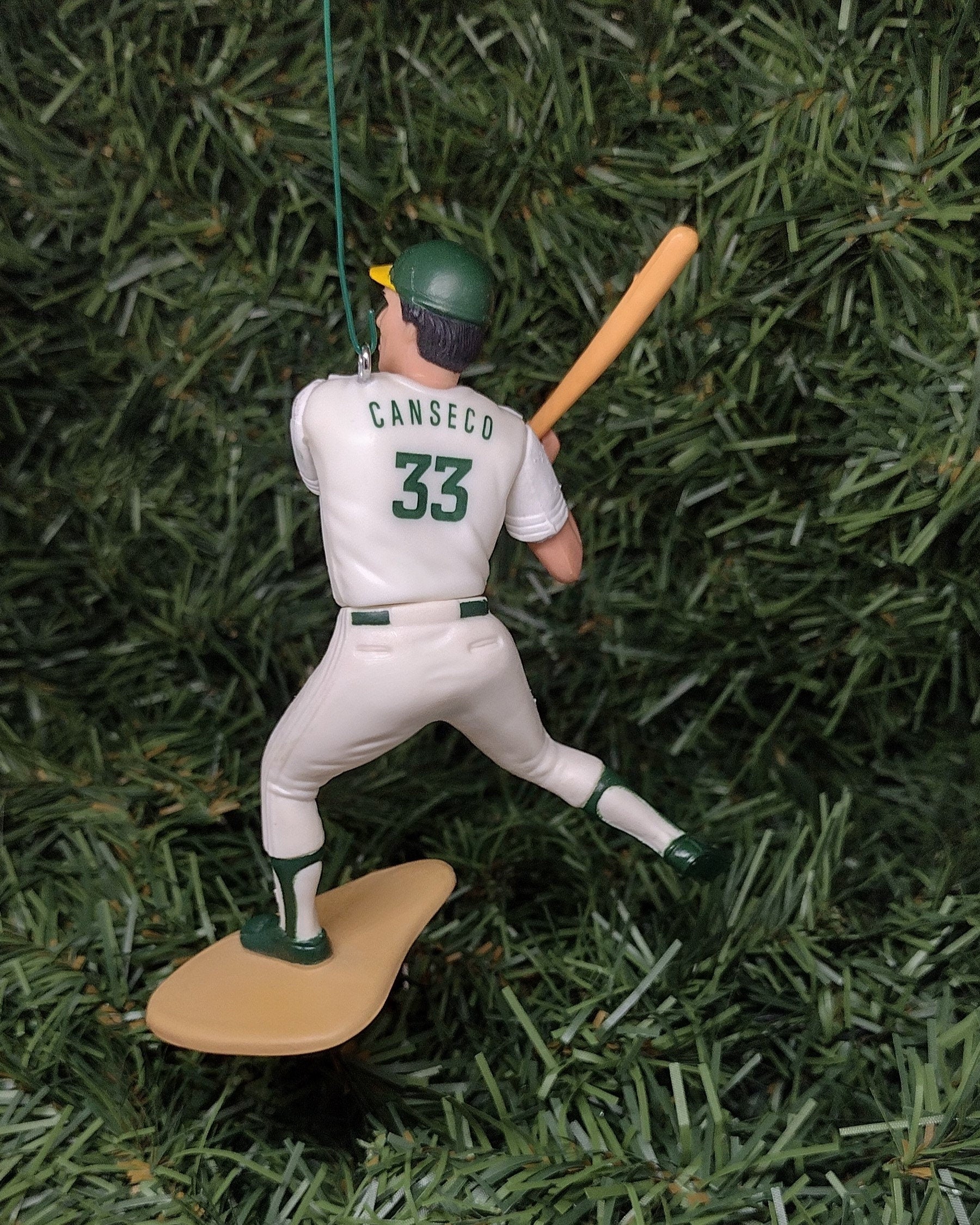 Jose Canseco OAKLAND ATHLETICS A's Ornament Christmas Tree Decoration MLB baseball figure unique Xmas gift idea