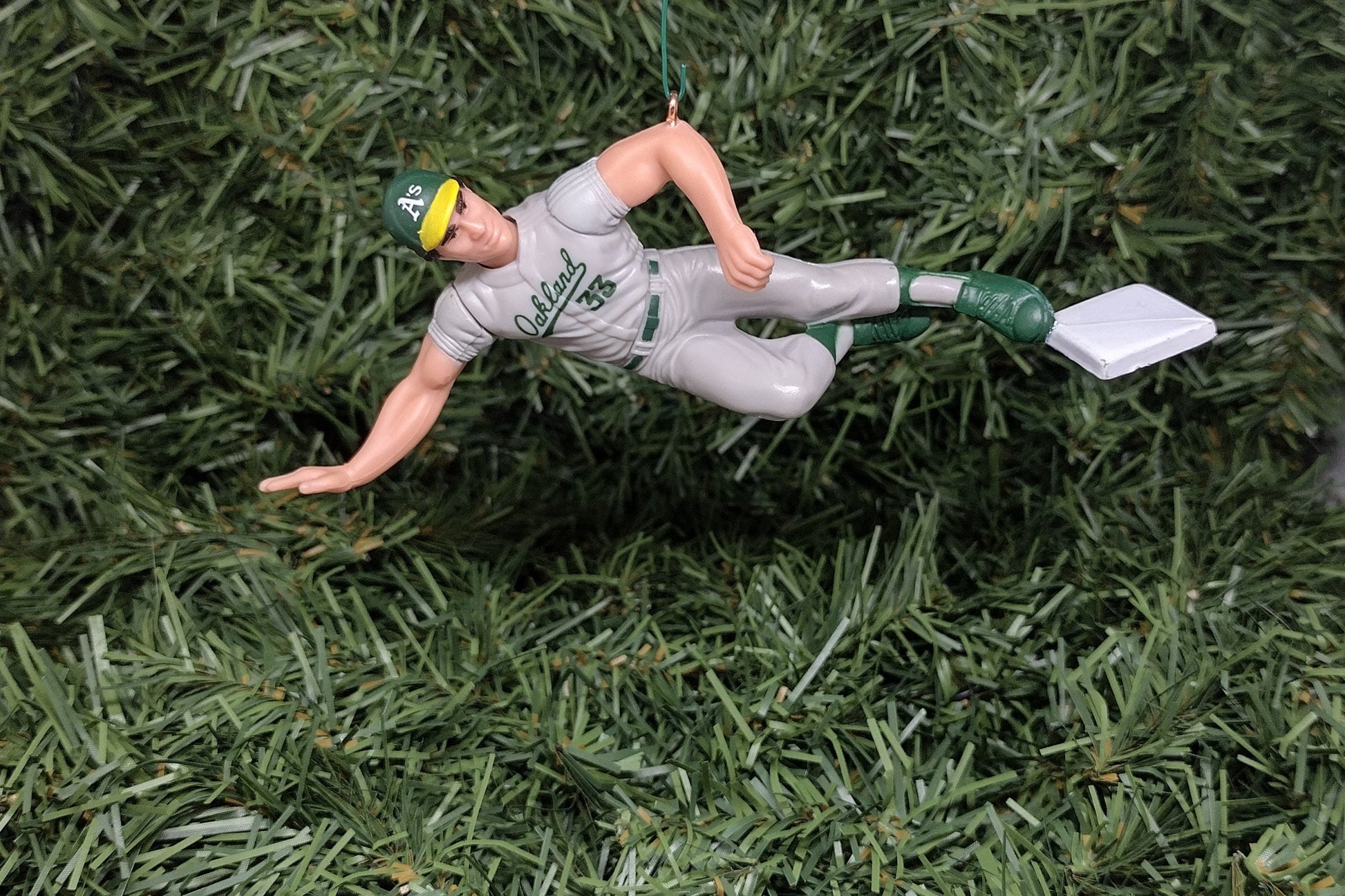 Jose Canseco OAKLAND ATHLETICS A's Ornament Christmas Tree Decoration MLB baseball figure unique Xmas gift idea