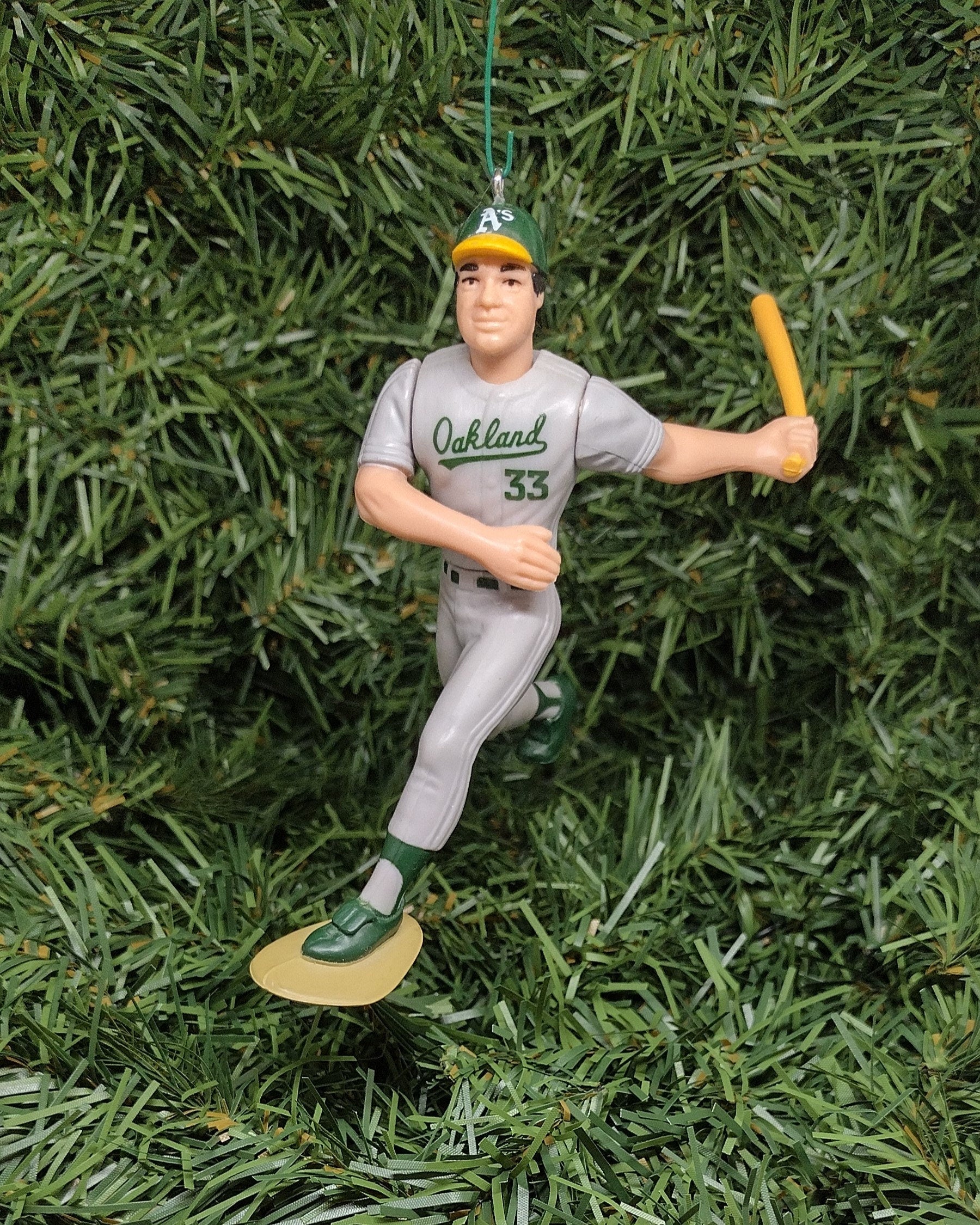 Jose Canseco OAKLAND ATHLETICS A's Ornament Christmas Tree Decoration MLB baseball figure unique Xmas gift idea