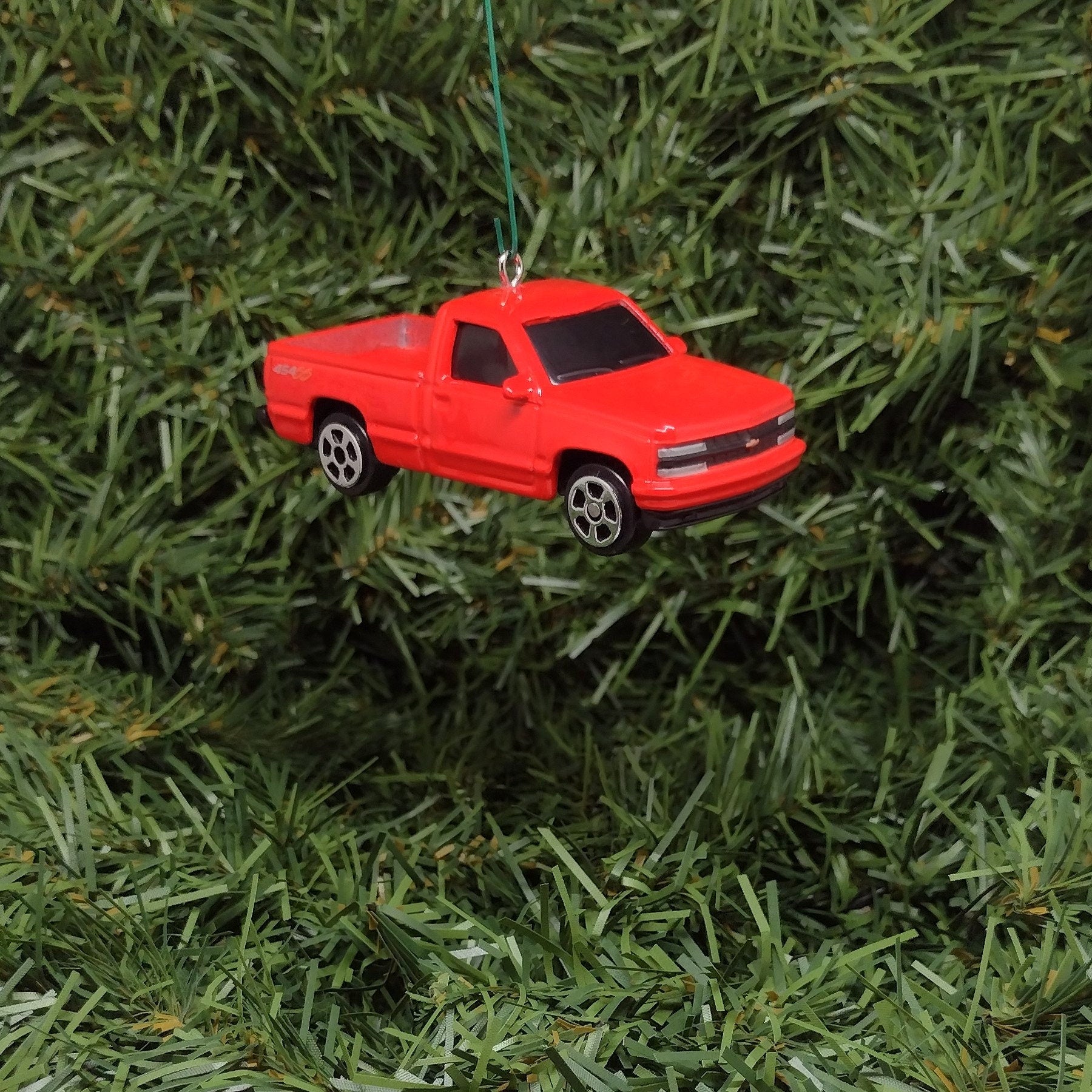 Chevy Silverado 454 SS Ornament Christmas tree decoration 1990 - 1993 Chevrolet Pickup Truck Unique Xmas Gift Idea