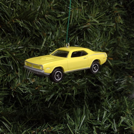 1970 PLYMOUTH CUDA Ornament Mopar Christmas tree decoration fun automotive gift idea for car enthusiast 1971 1972 1973 1974