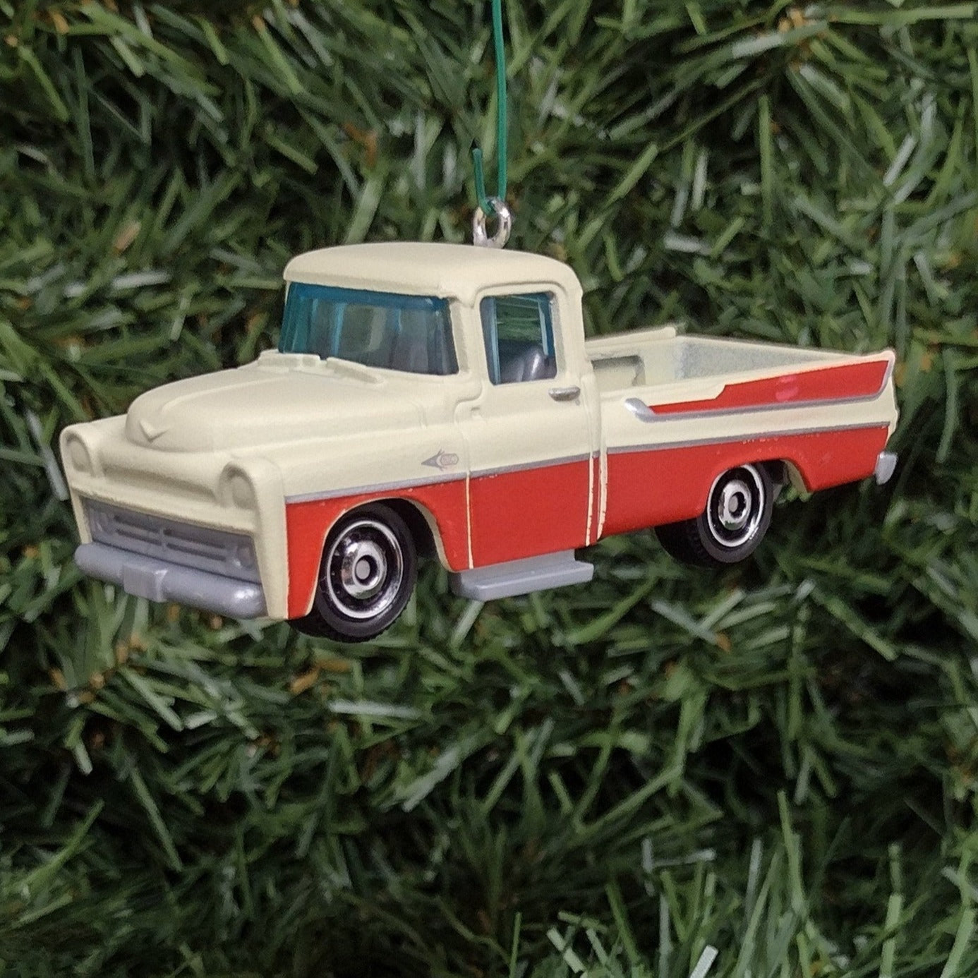 1957 DODGE SWEPTSIDE Ornament Christmas Gift Idea Unique Xmas Tree Decoration 1958 D100 Pickup Truck