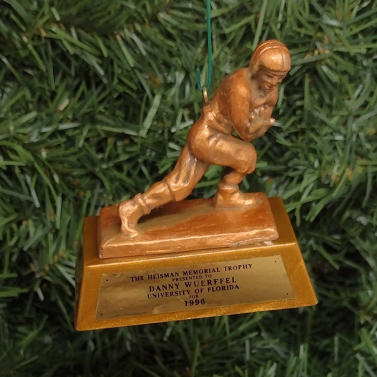 Danny Wuerffel Florida Gators Christmas Ornament mini Heisman Trophy NCAA Football