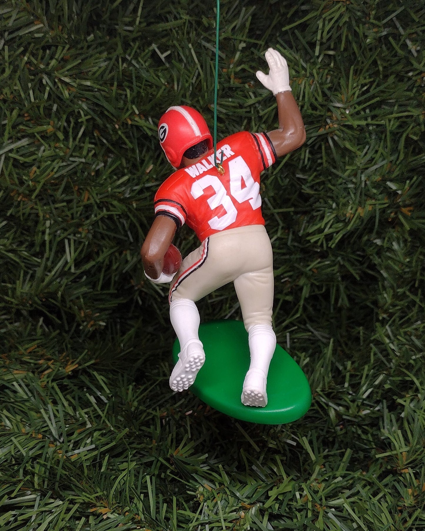 Herschel Walker GEORGIA BULLDOGS ornament Christmas gift idea ncaa football figure Heisman Trophy winner xmas tree