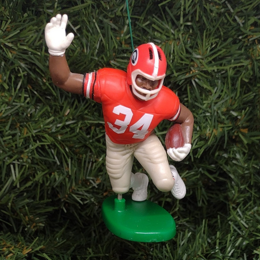 Herschel Walker GEORGIA BULLDOGS ornament Christmas gift idea ncaa football figure Heisman Trophy winner xmas tree