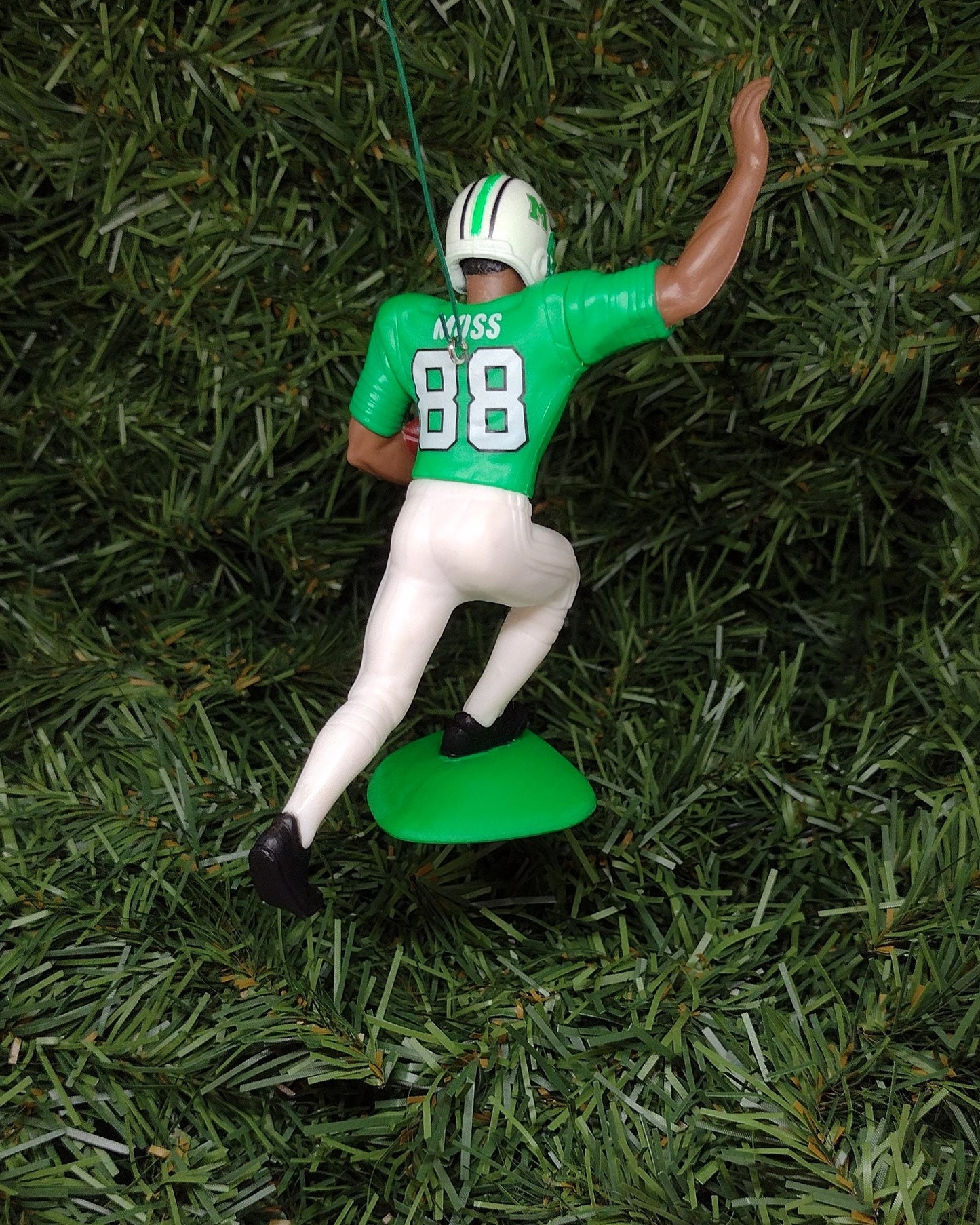 Randy Moss Marshall Thundering Herd Christmas tree ornament xmas ncaa football figure unique gift