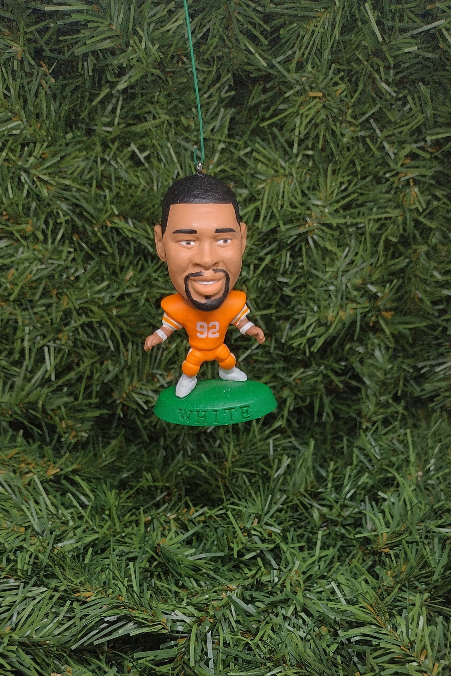 Reggie White TENNESSEE VOLS Christmas tree ornament xmas NCAA football figure unique gift idea Volunteers