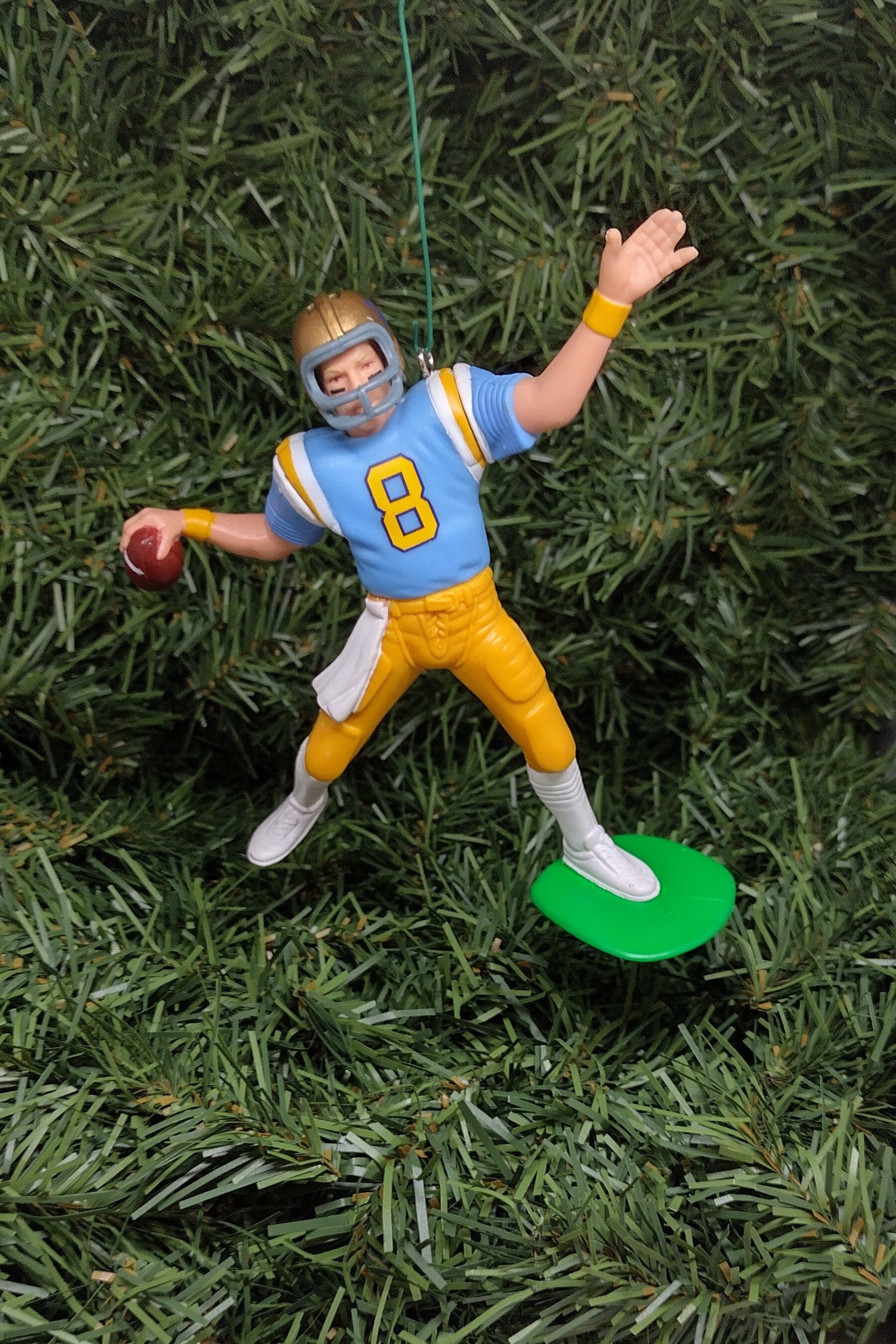 Troy Aikman UCLA BRUINS Christmas tree ornament xmas ncaa football figure unique gift University of California Los Angeles