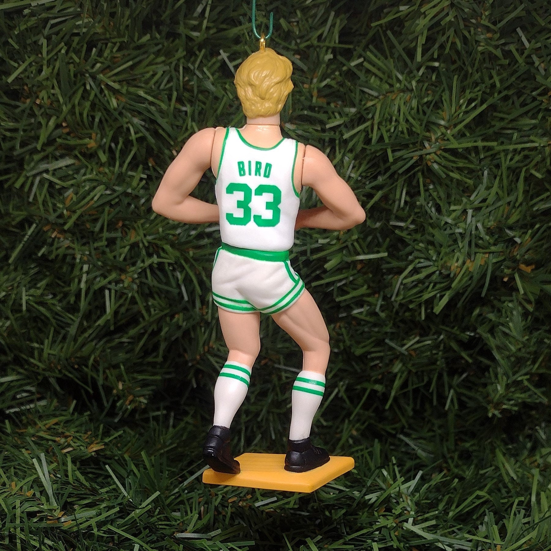 Larry Bird BOSTON CELTICS Ornament Christmas tree decoration NBA basketball figure unique Xmas gift idea