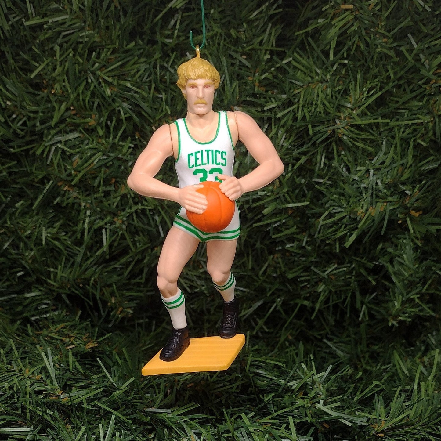 Larry Bird BOSTON CELTICS Ornament Christmas tree decoration NBA basketball figure unique Xmas gift idea