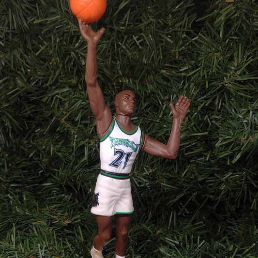 MINNESOTA TIMBERWOLVES NBA Ornaments Christmas Gift Kevin Garnett/Stephon Marbury Basketball Figure