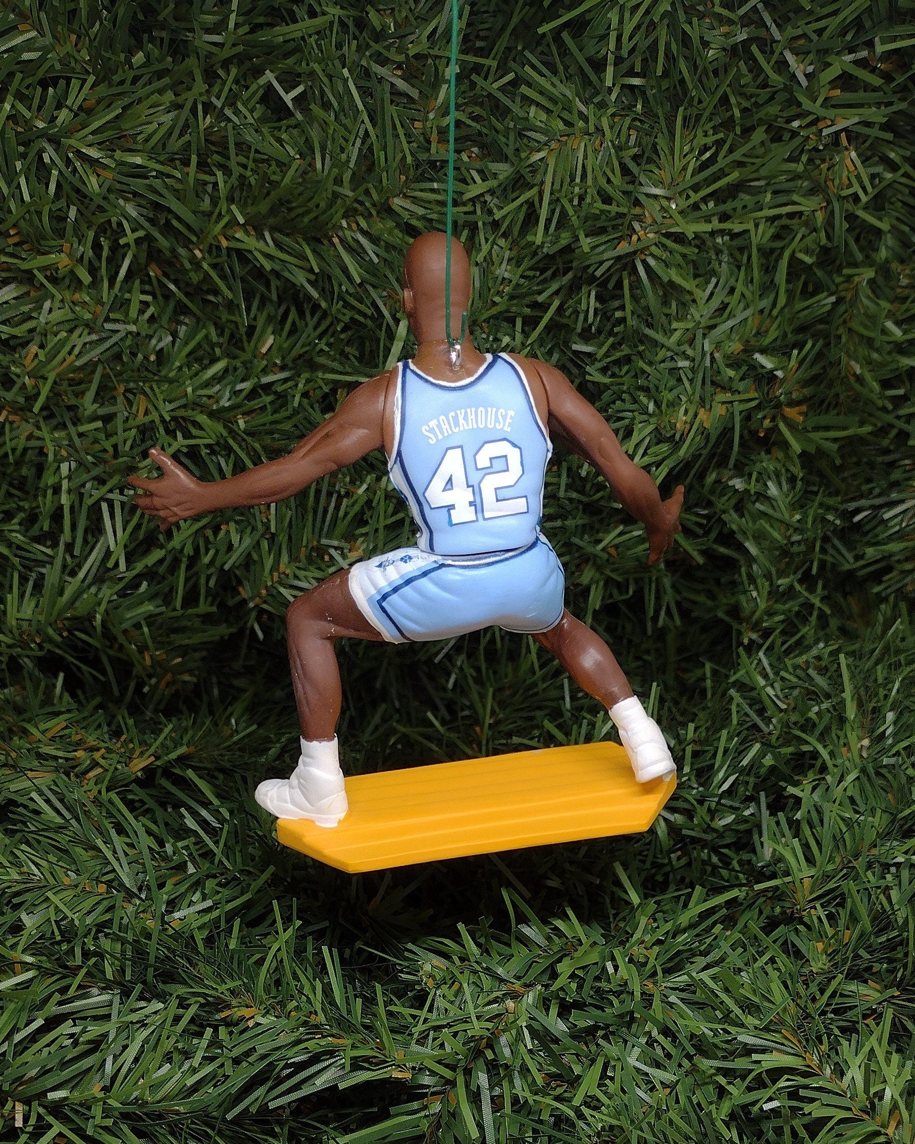 Jerry Stackhouse UNC TARHEELS ornament Christmas tree decoration tar heels unique Xmas gift idea North Carolina