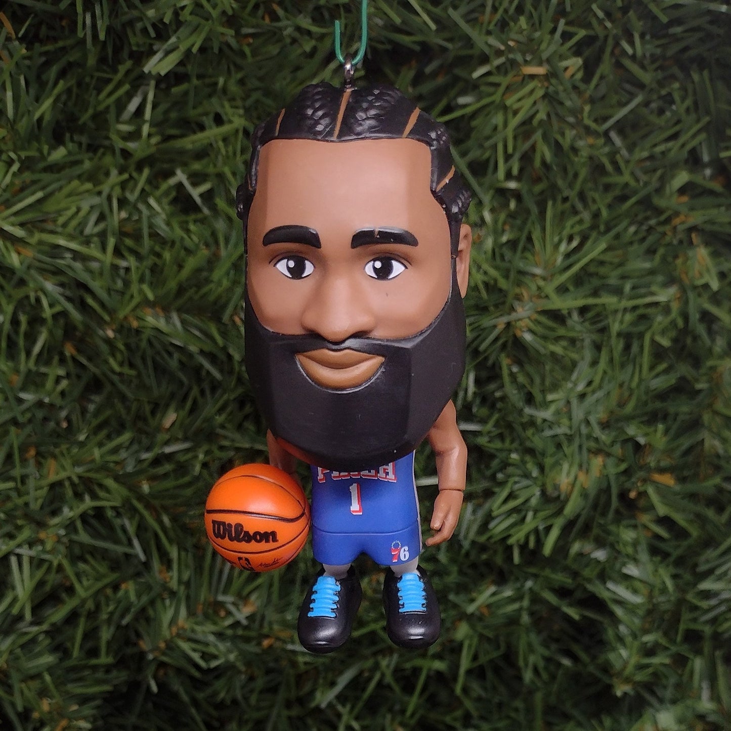 James Harden PHILADELPHIA 76ERS Ornament Christmas Tree Decoration NBA basketball 3 inch Seventy Sixers