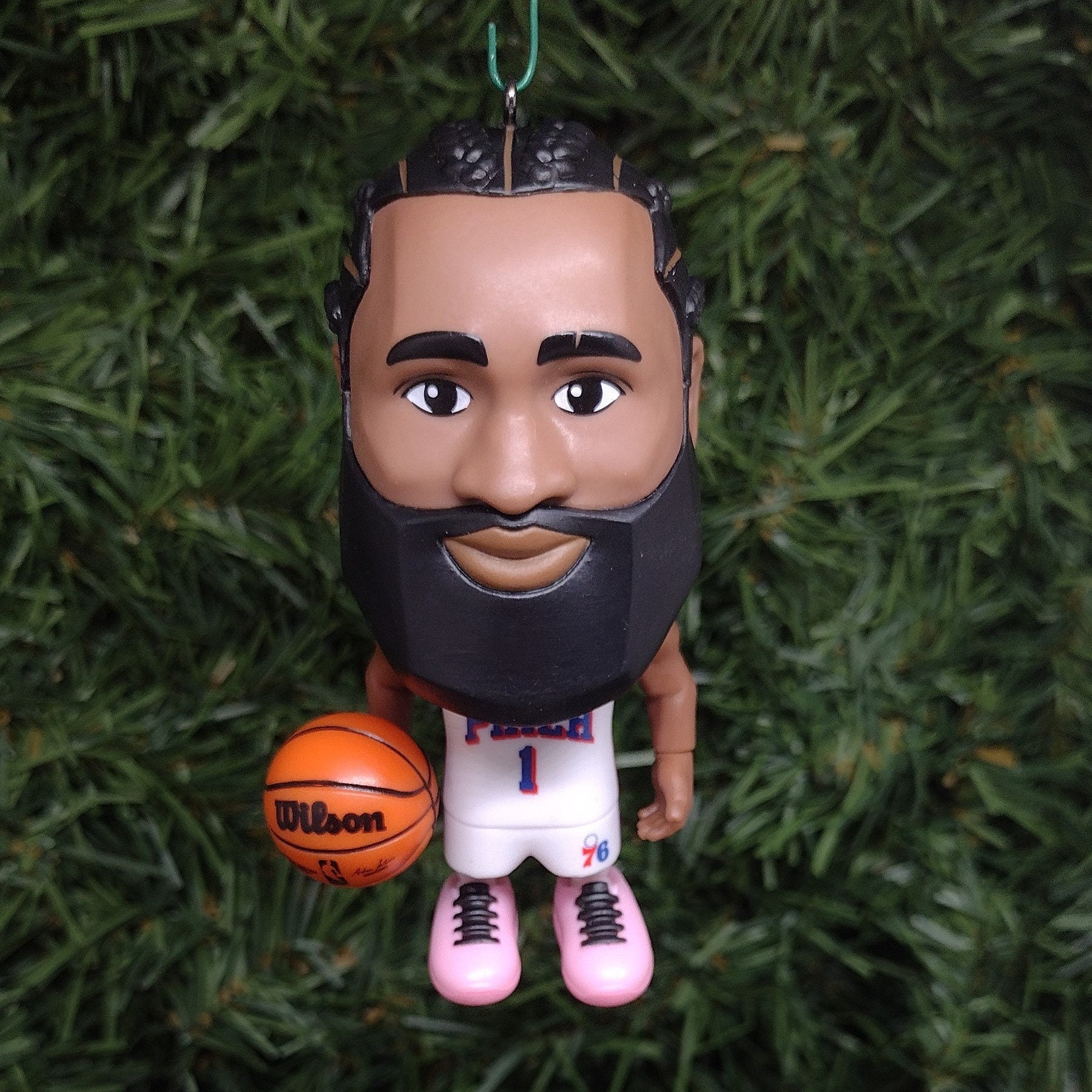 James Harden PHILADELPHIA 76ERS Ornament Christmas Tree Decoration NBA basketball 3 inch Seventy Sixers