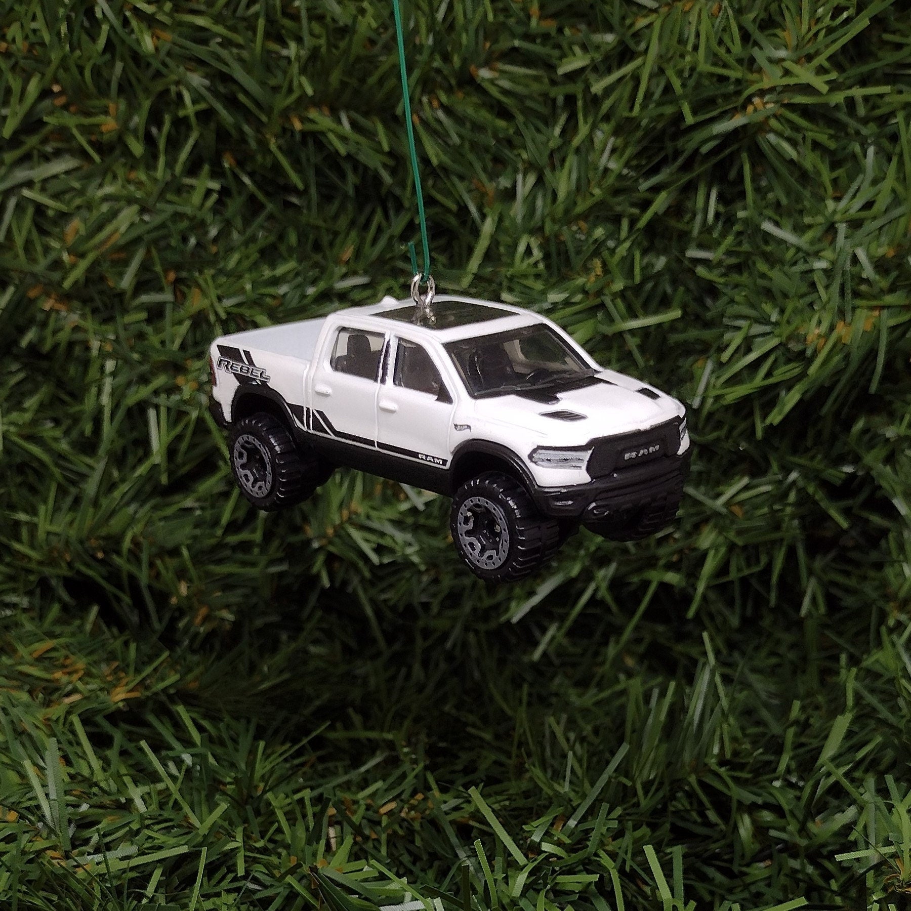 Dodge Ram 1500 Ornament Christmas Gift Idea or Unique Xmas Tree Decoration 2020 Rebel 4x4 Off Road Pickup Truck