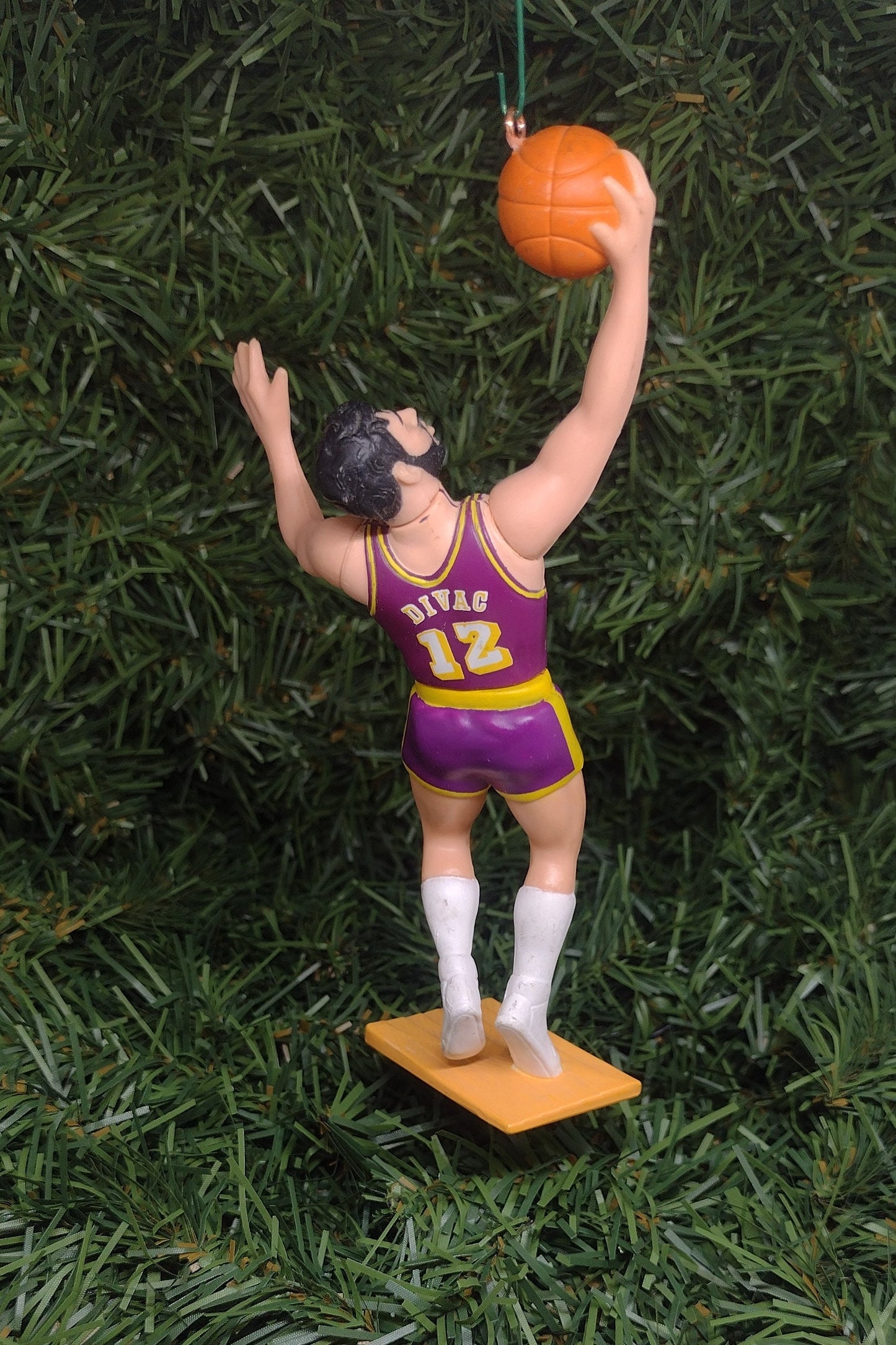 LOS ANGELES LAKERS ornaments James Worthy/Vlade Divac/Nick Van Exel/Glen Rice Christmas tree decoration nba basketball unique Xmas gift idea