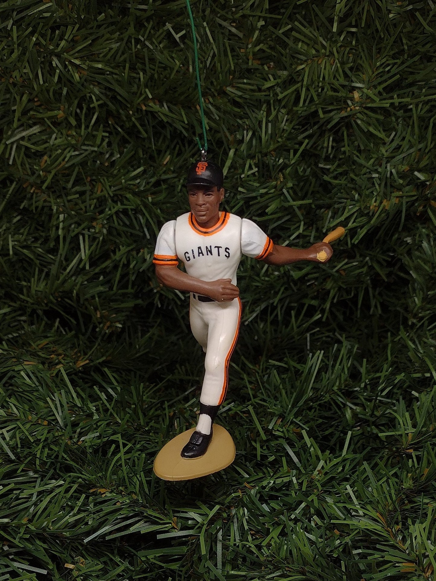 Willie Mays SAN FRANCISCO GIANTS ornament Christmas tree decoration unique Xmas gift idea mlb baseball figure