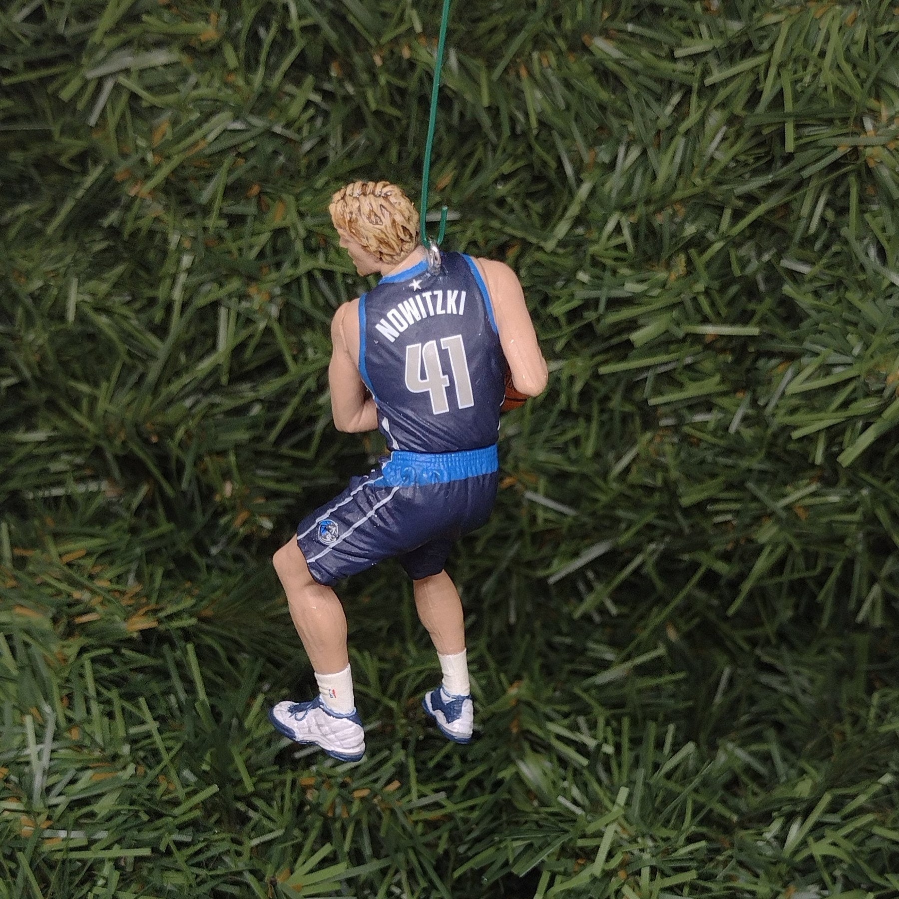 Dirk Nowitzki DALLAS MAVERICKS Ornament Christmas Tree Decoration basketball figure 3 inch NBA Finals Champ