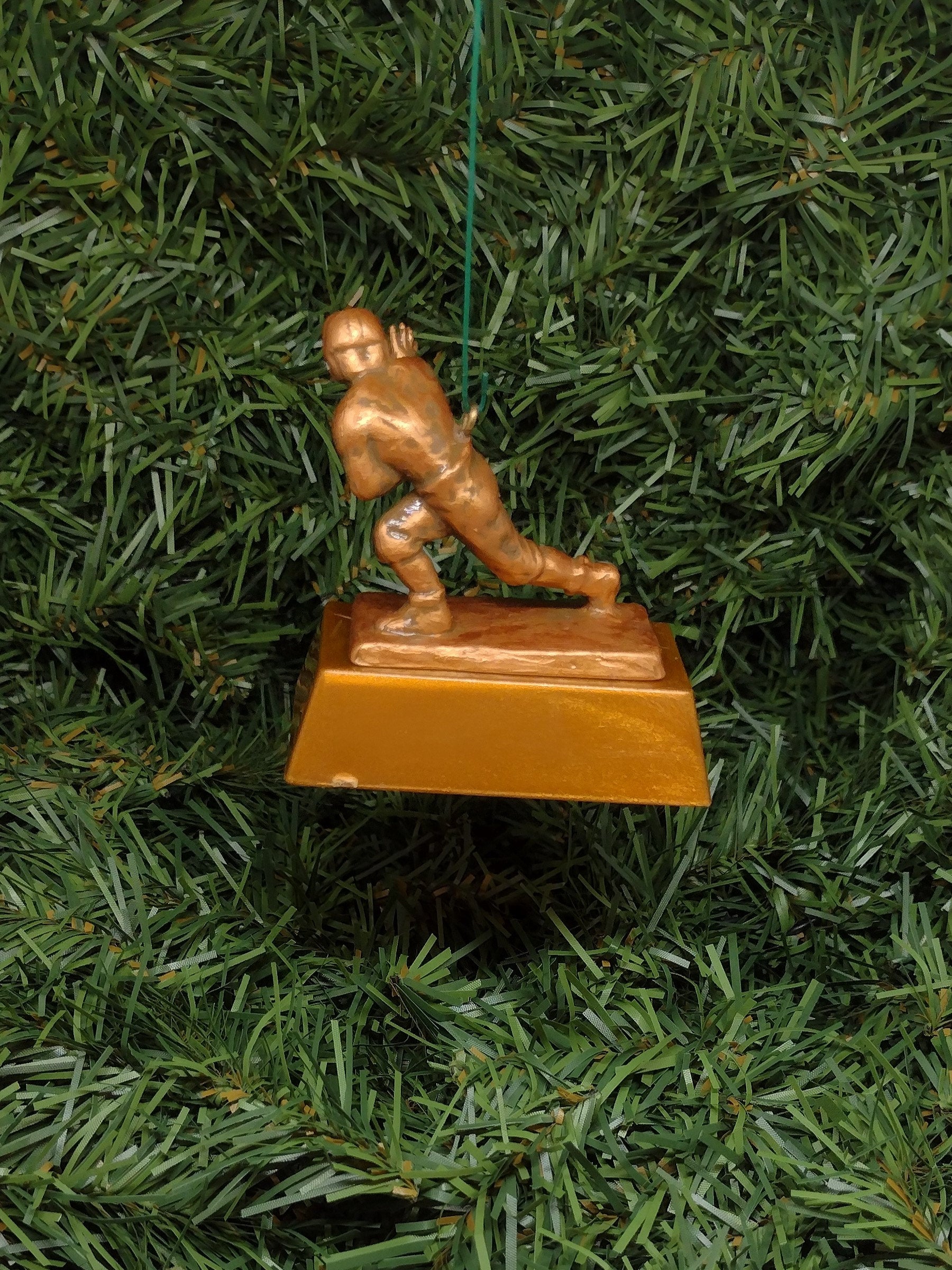 Bo Jackson AUBURN TIGERS mini Heisman Trophy Christmas tree ornament xmas ncaa football figure unique gift idea